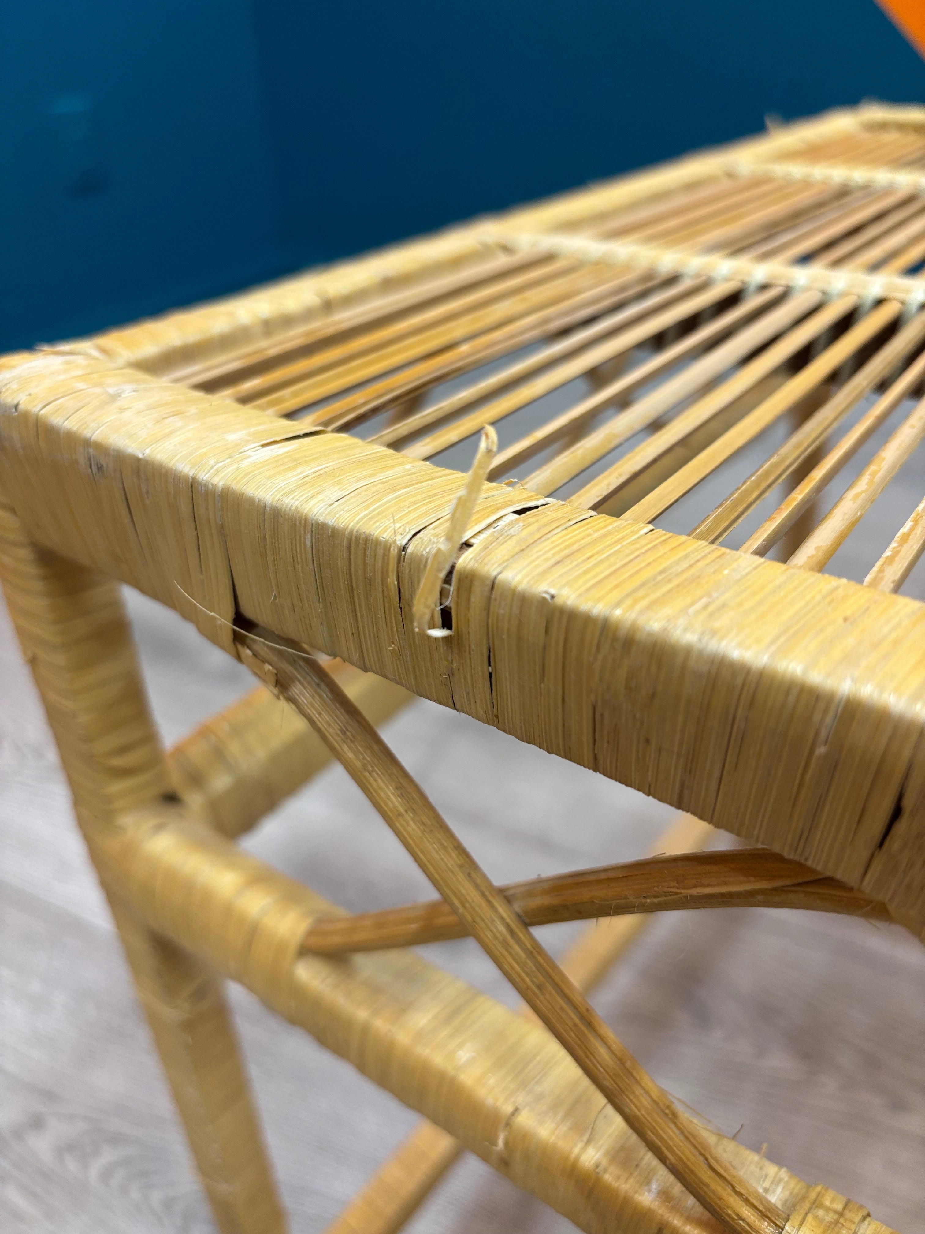 Wicker Side Table