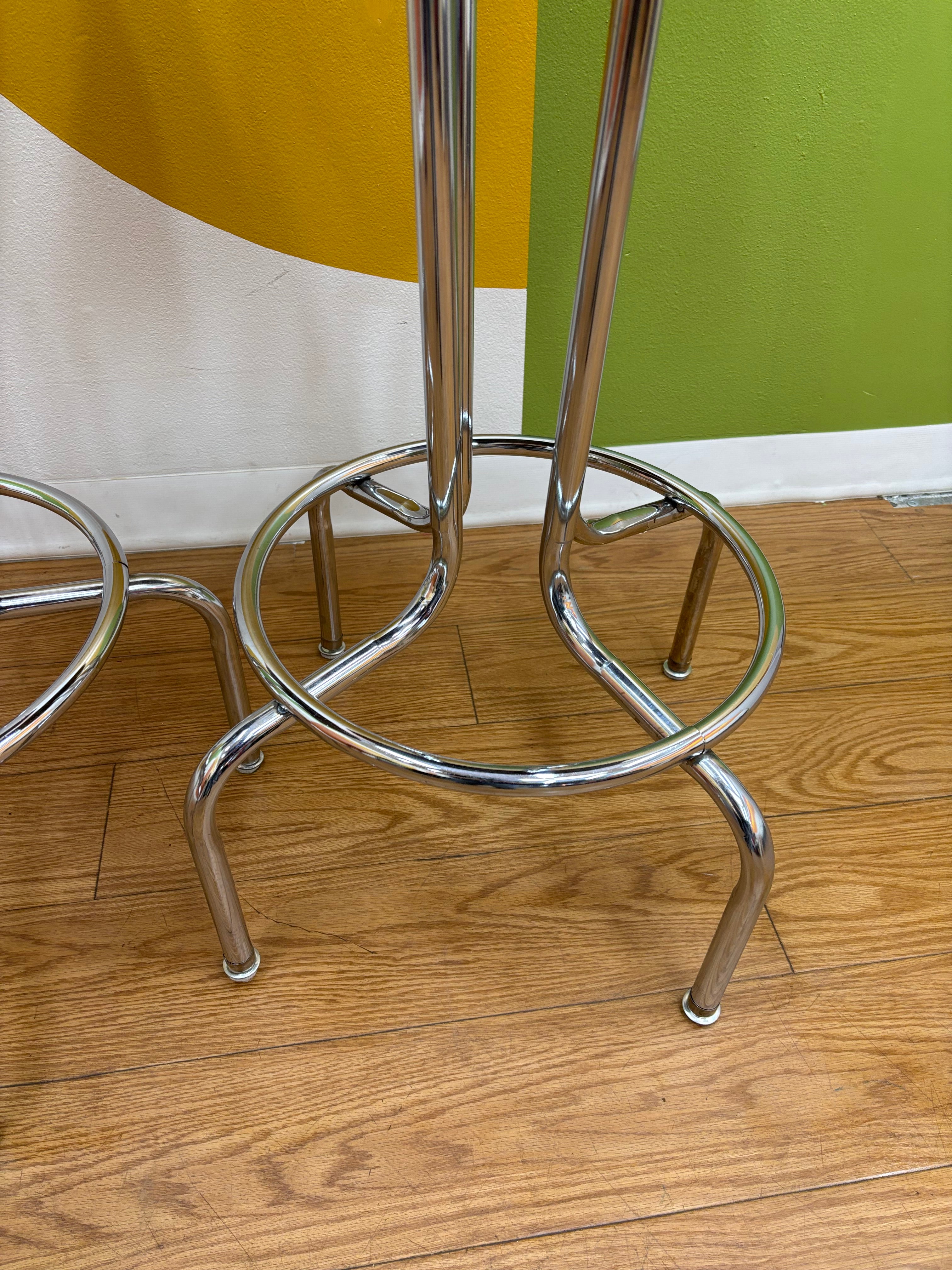 (2) Brown Barstools