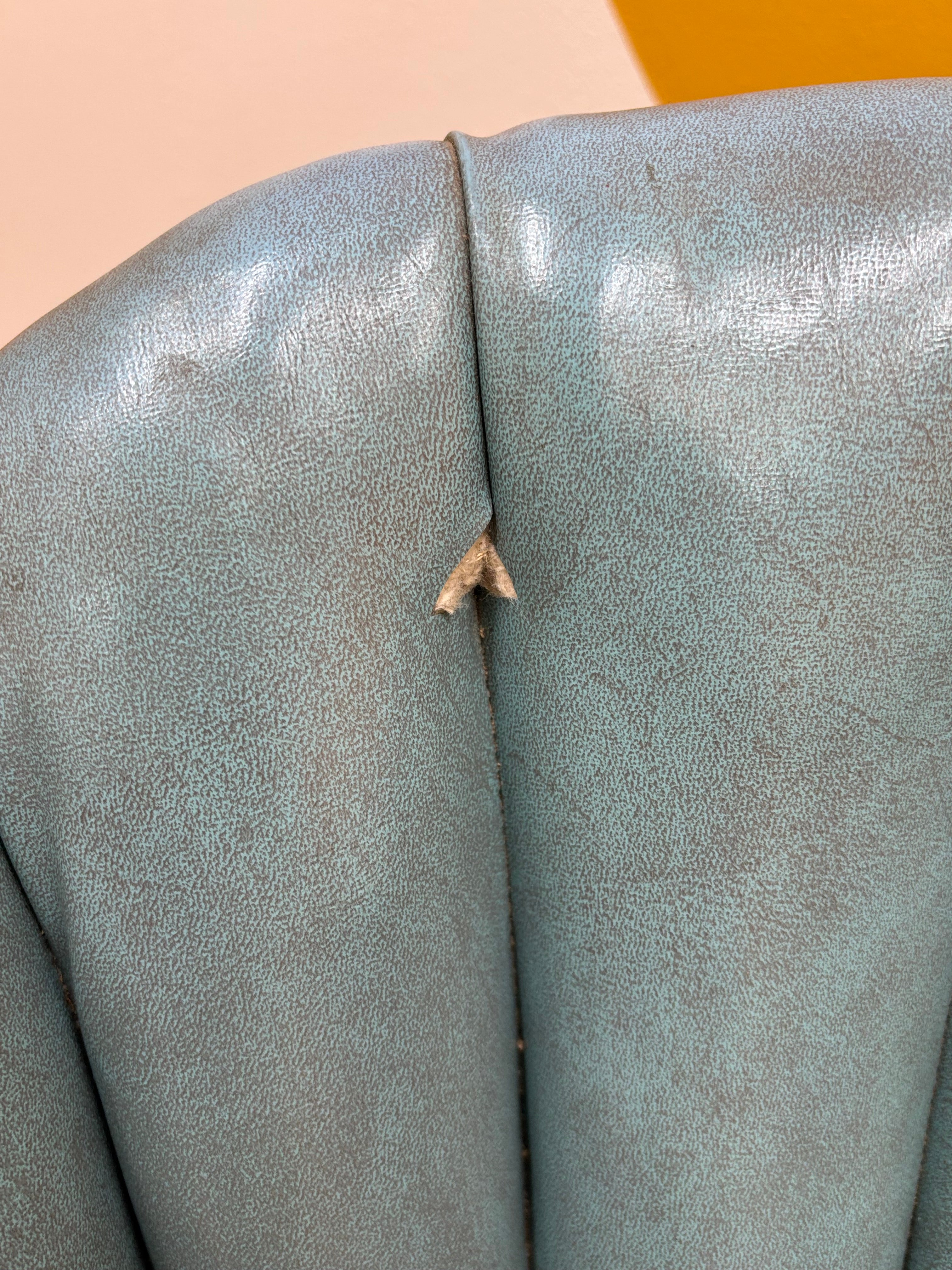 Blue Accent Armchair