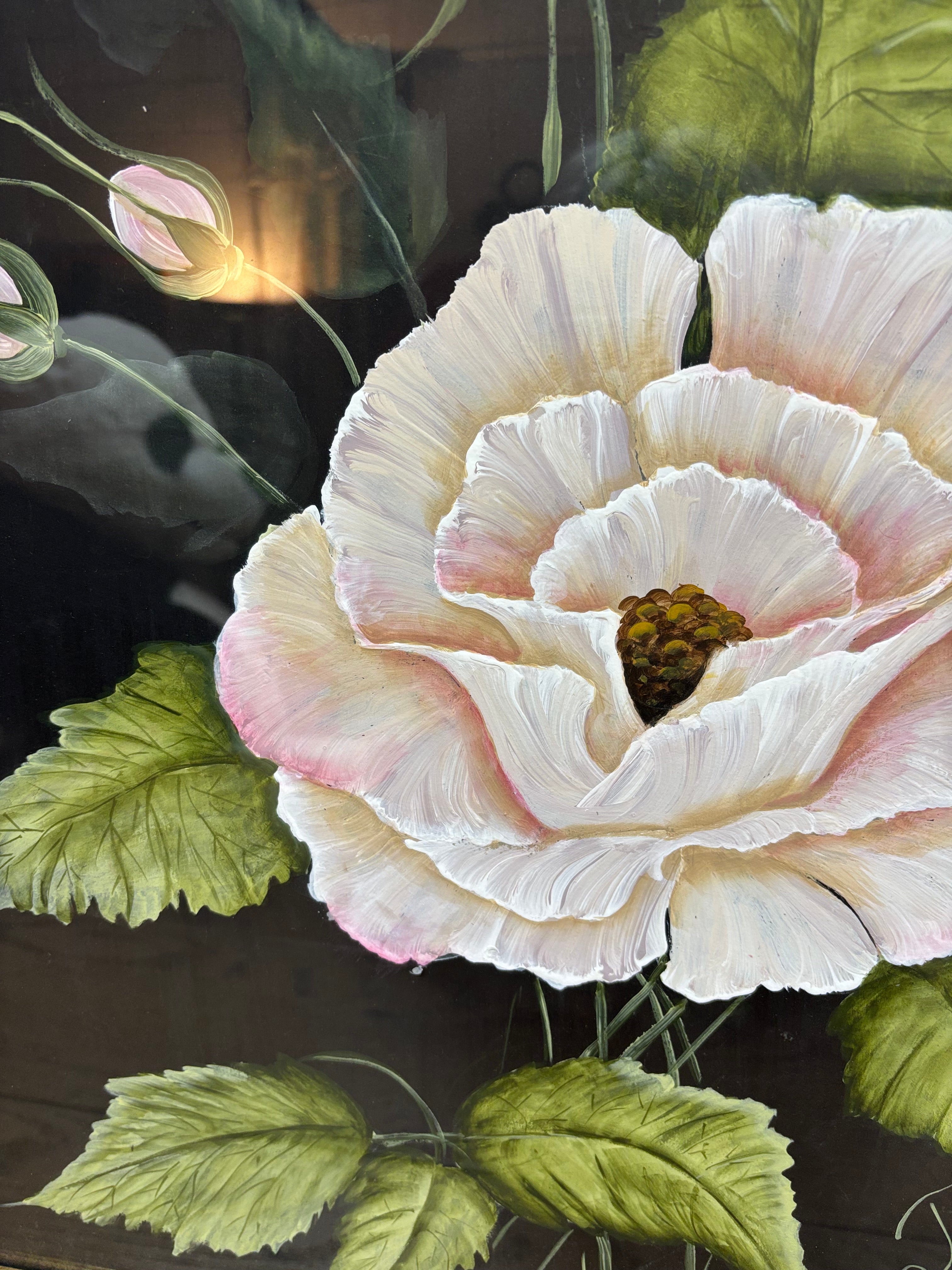 Gold Framed Flower Print