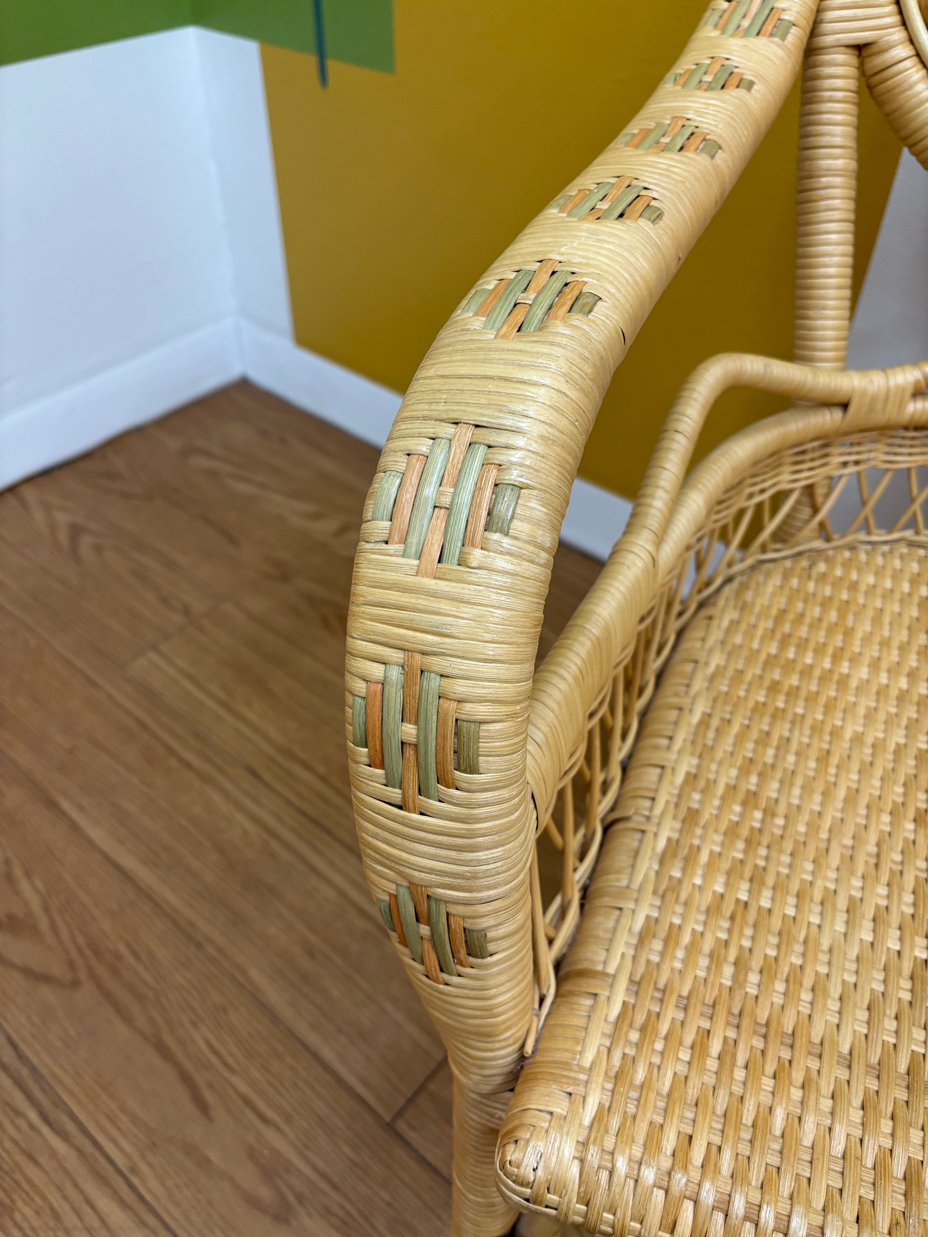 (2) Wicker Armchairs