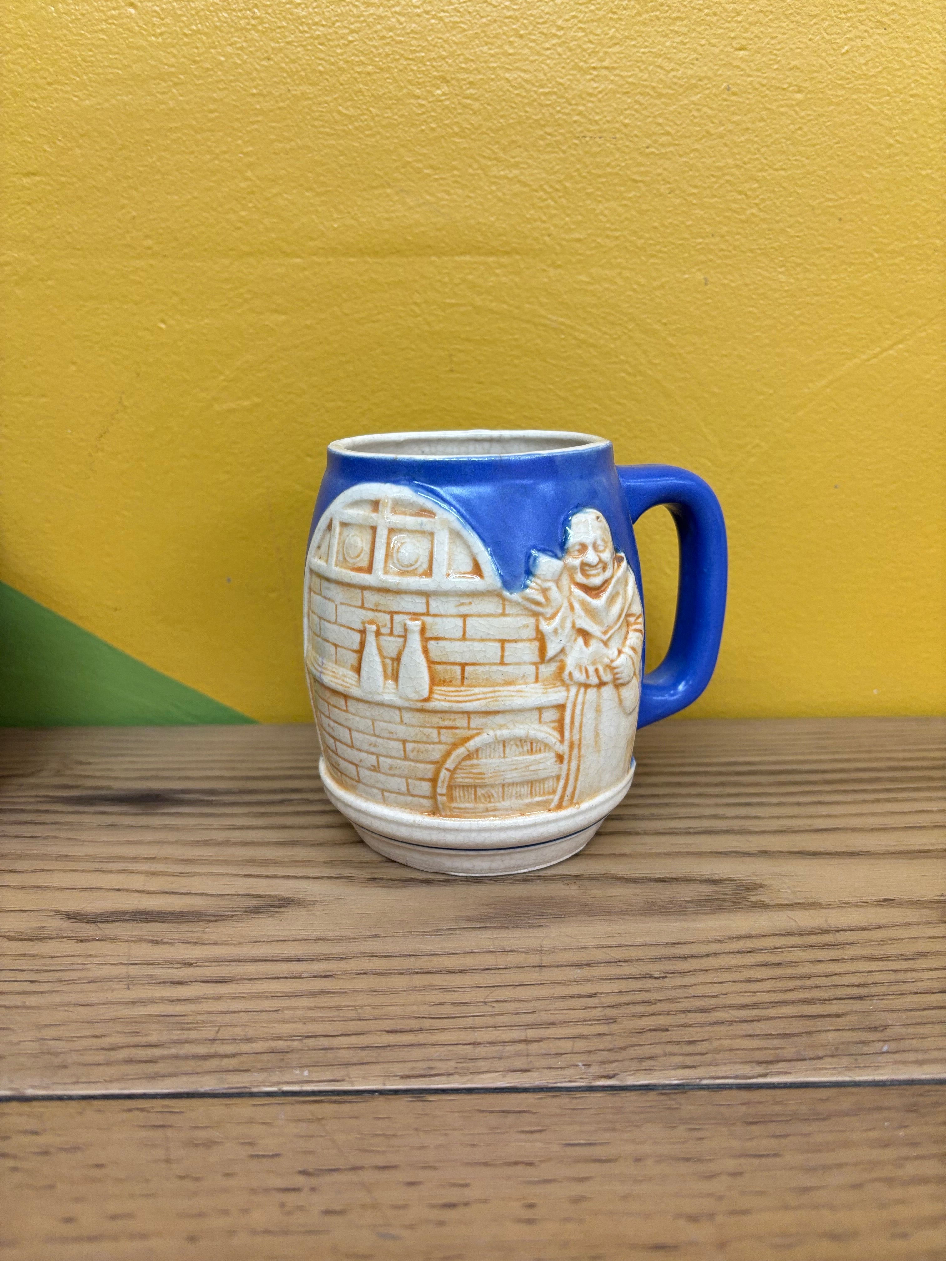 Blue Jug & Mug Set