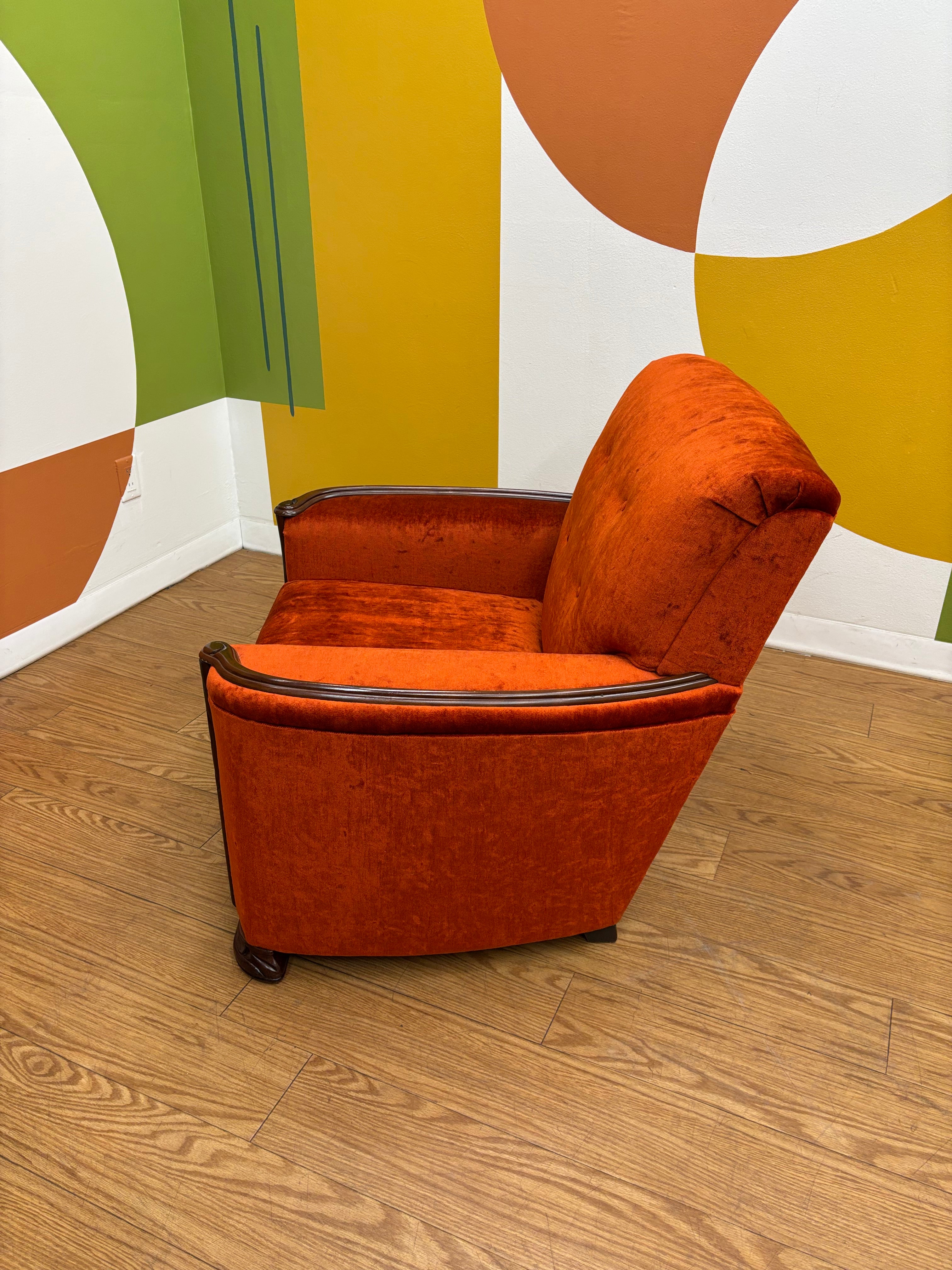 Orange Armchair