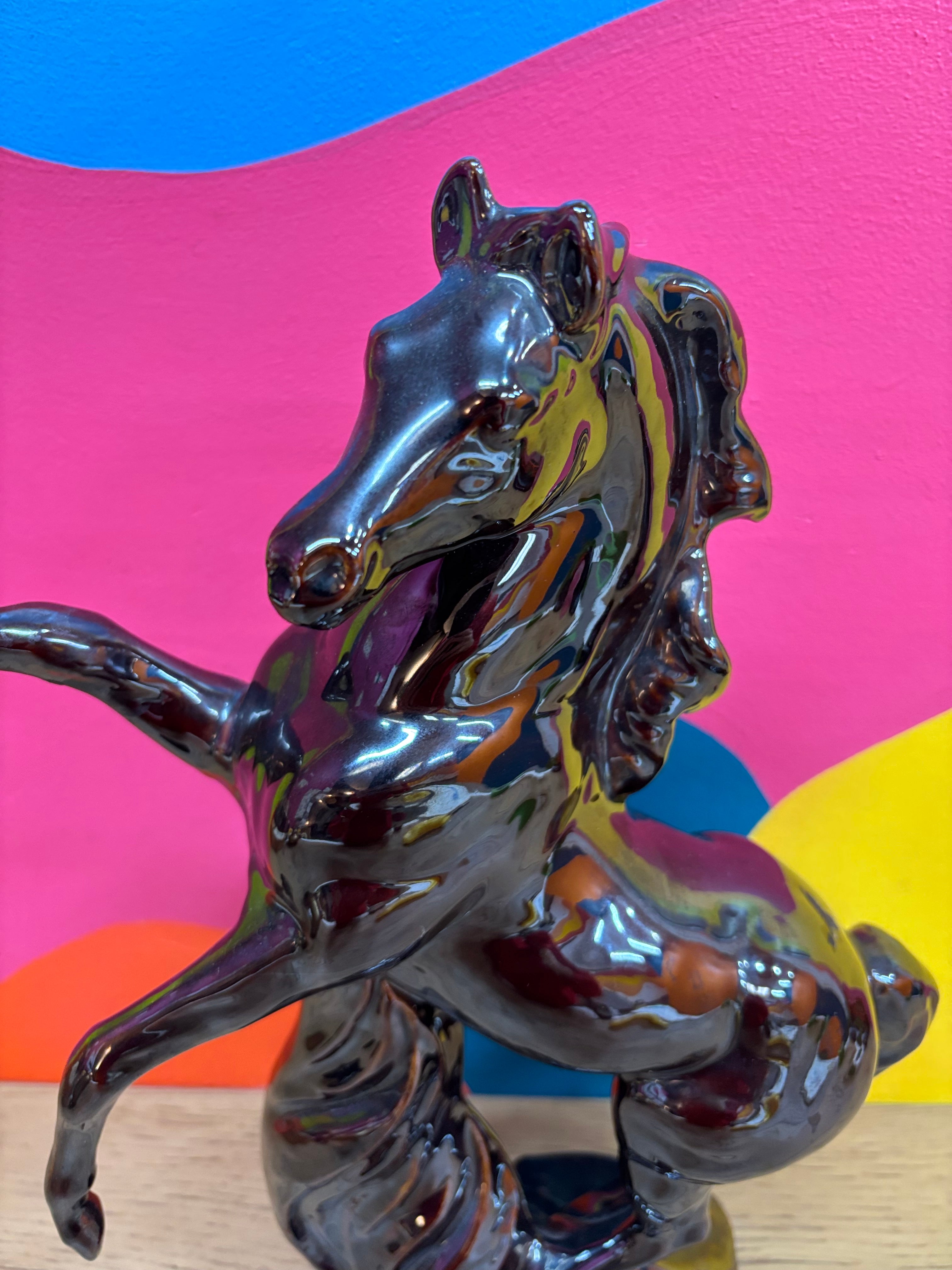 Large Ceramic Horse Statue