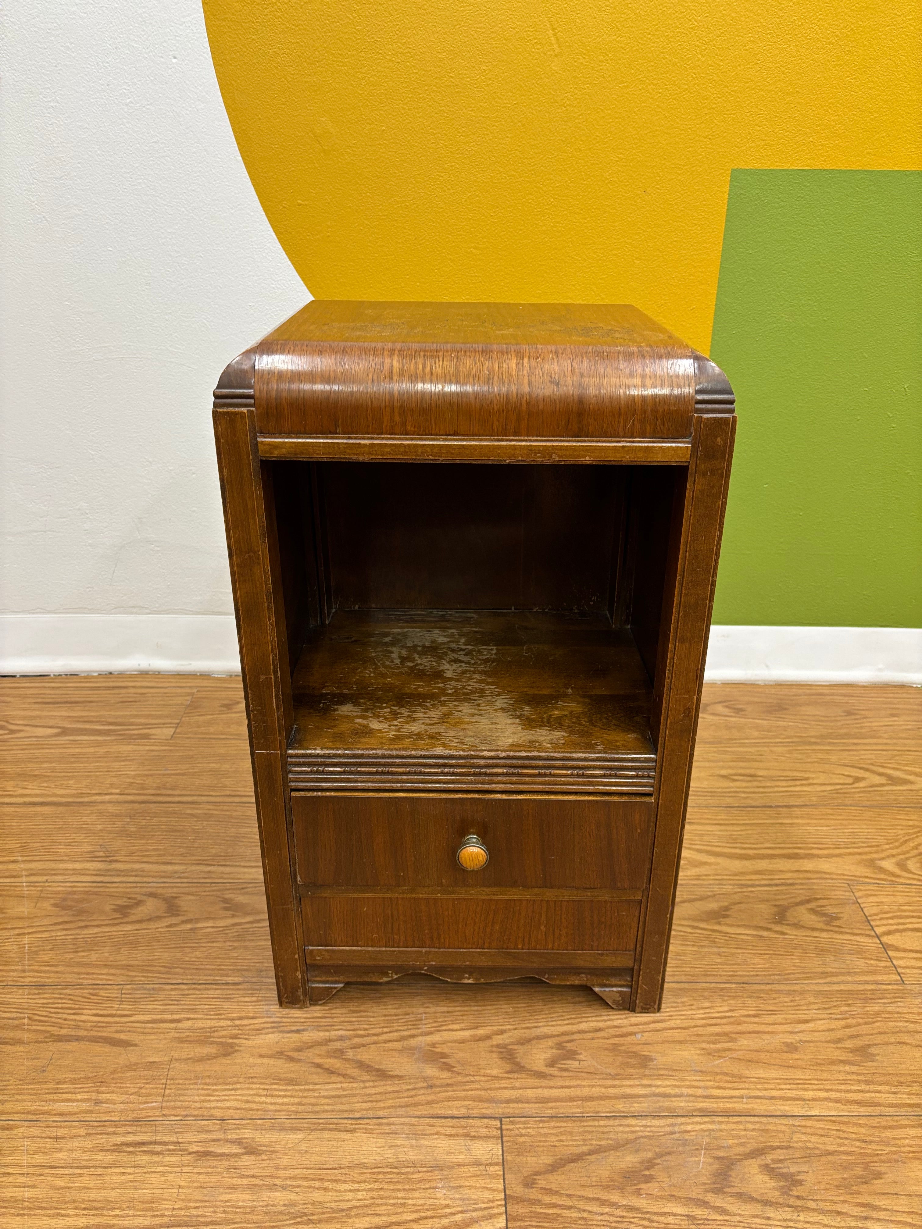 Wood Nightstand