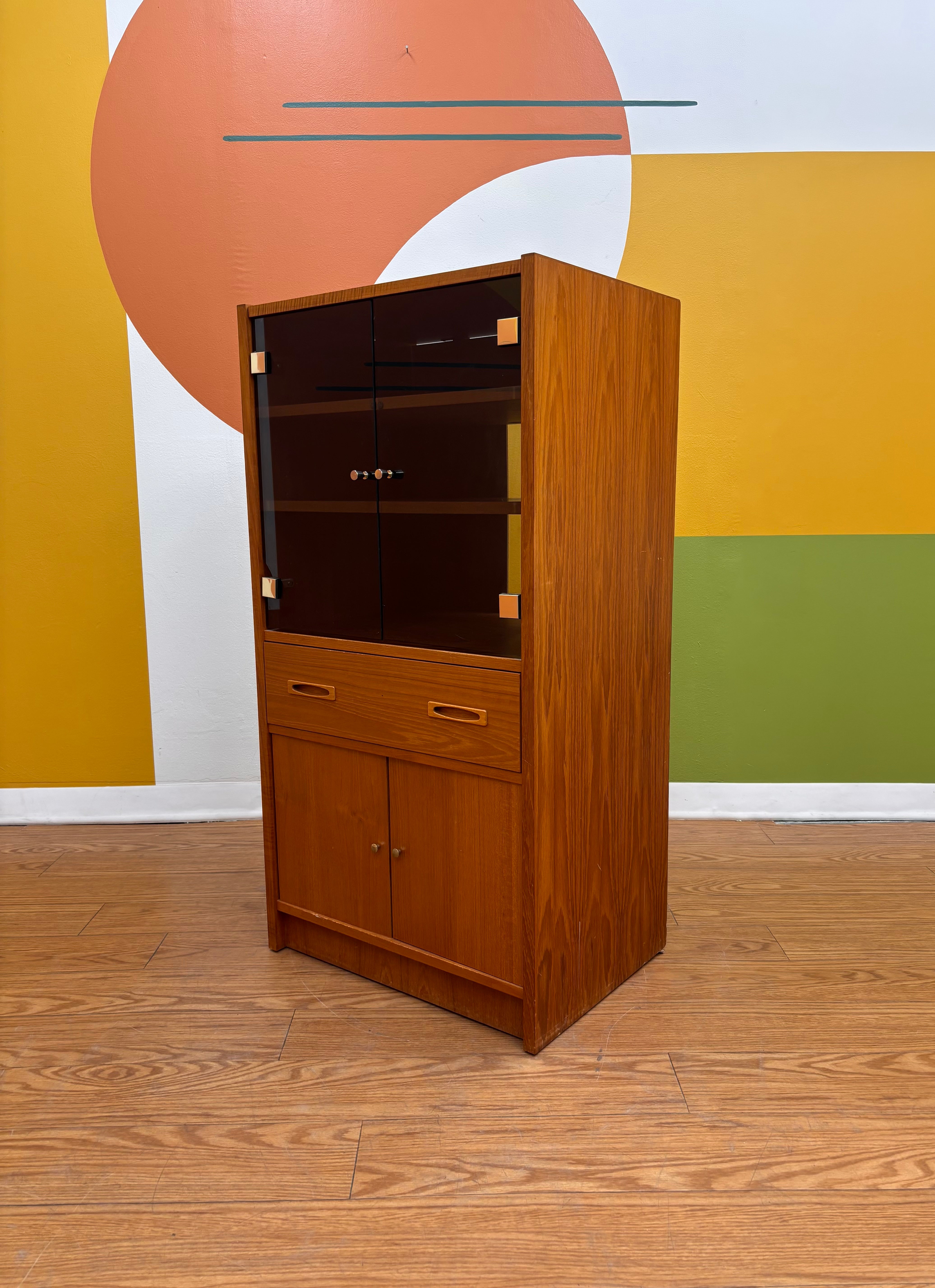 Wood Display Cabinet
