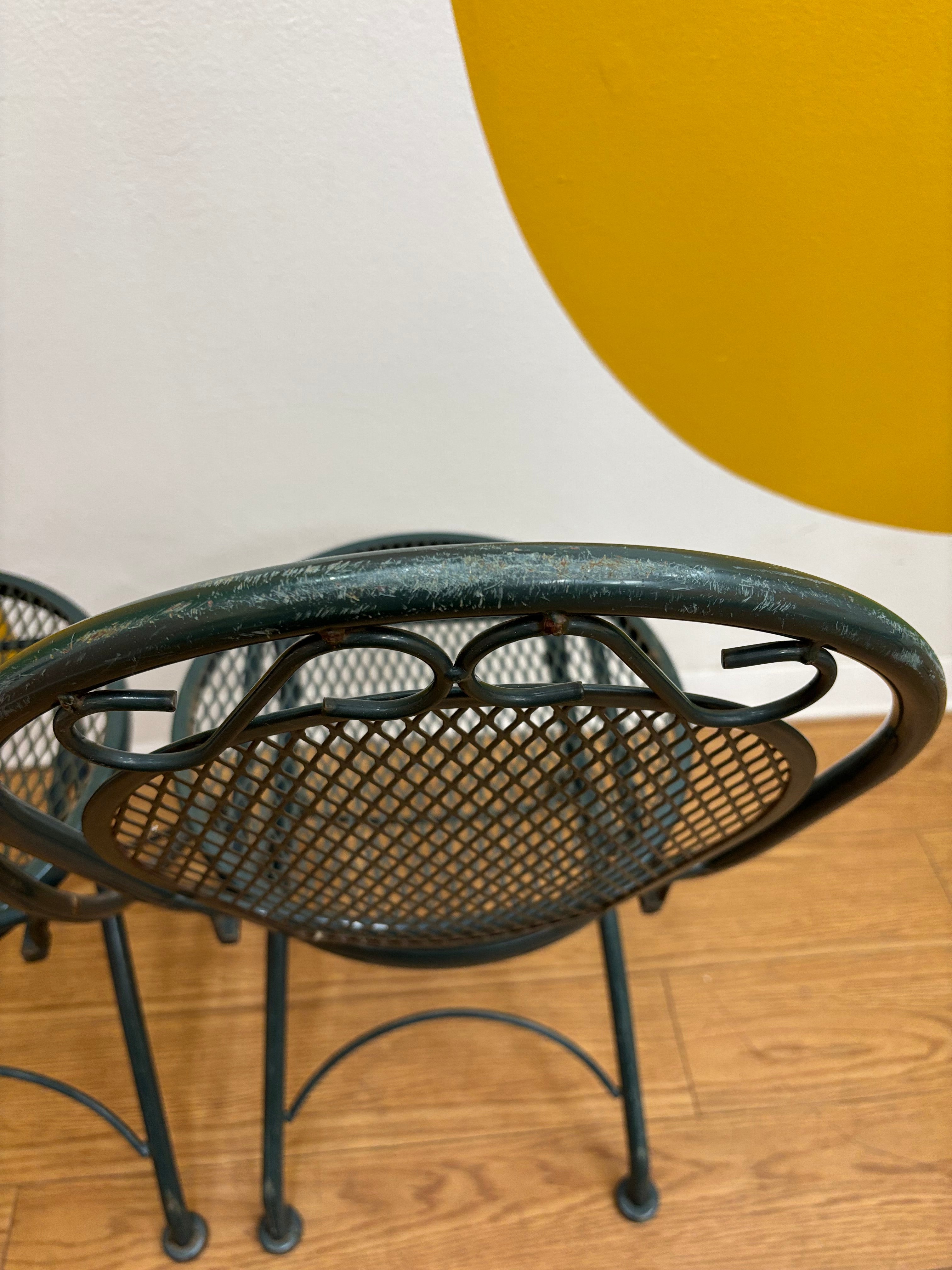 3 Piece Green Bistro Set