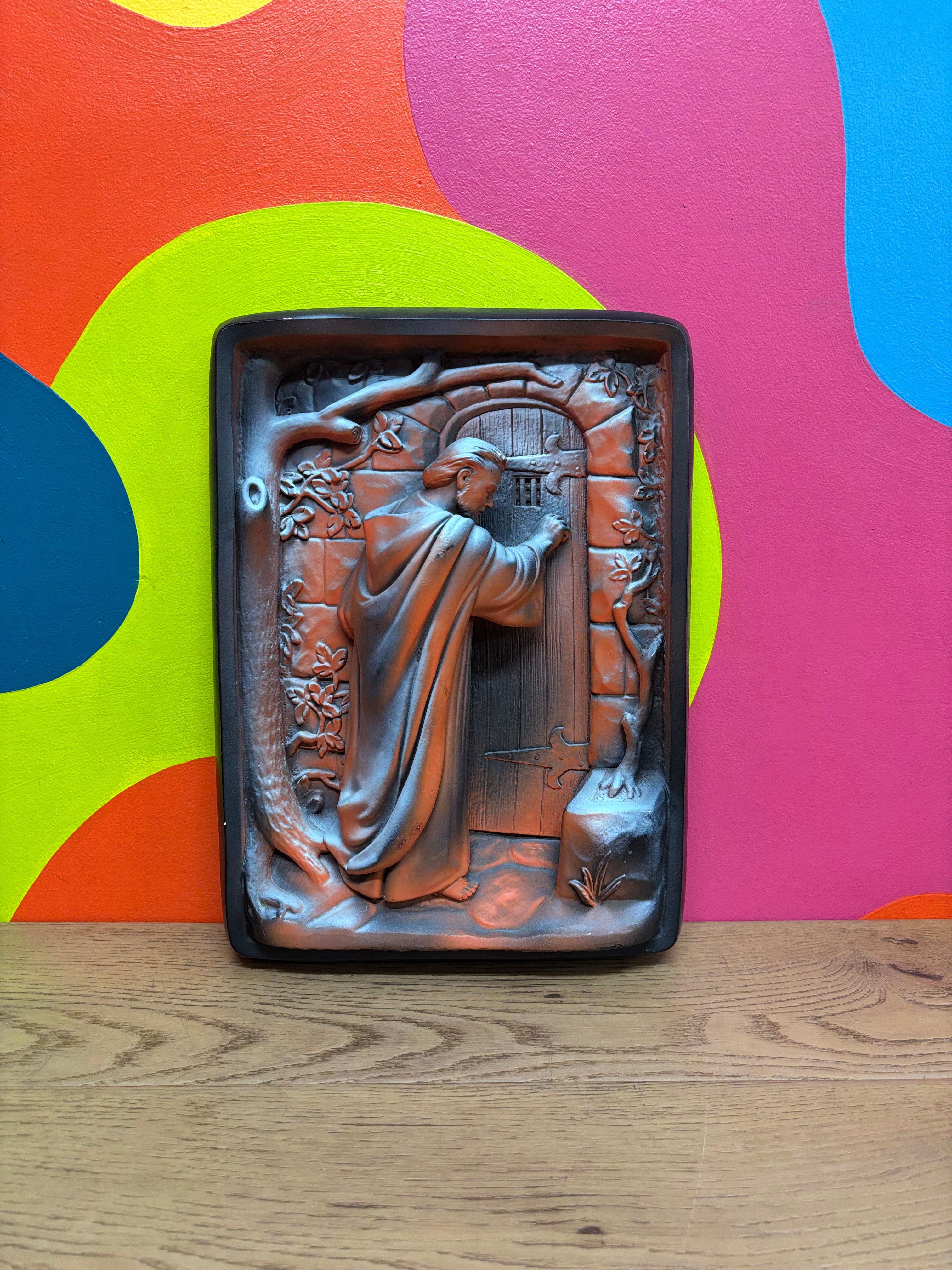 Behold Jesus at the Door Plaque