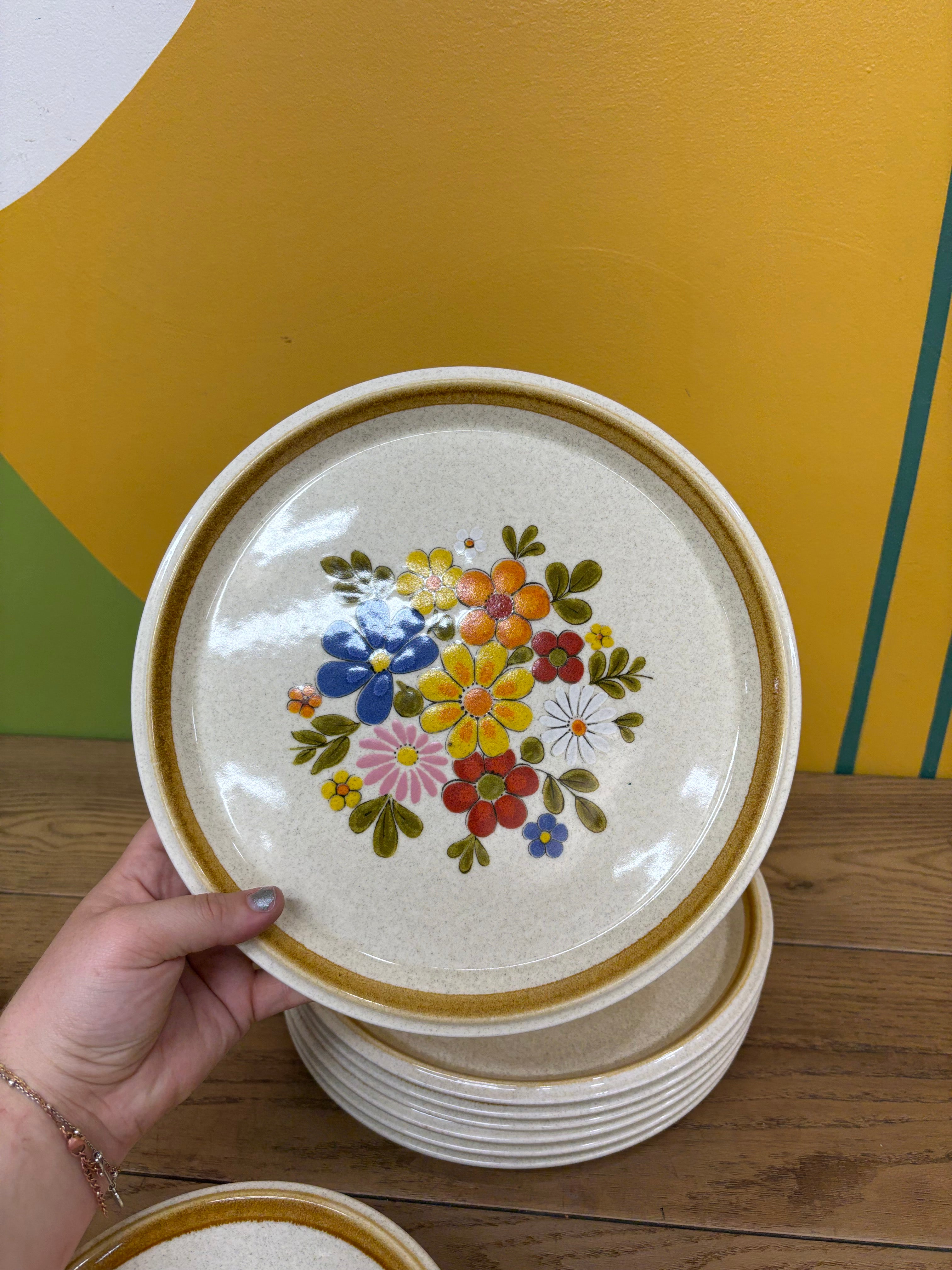 Mikasa Stone Manor Floribunda Plates & Bowls Bundle