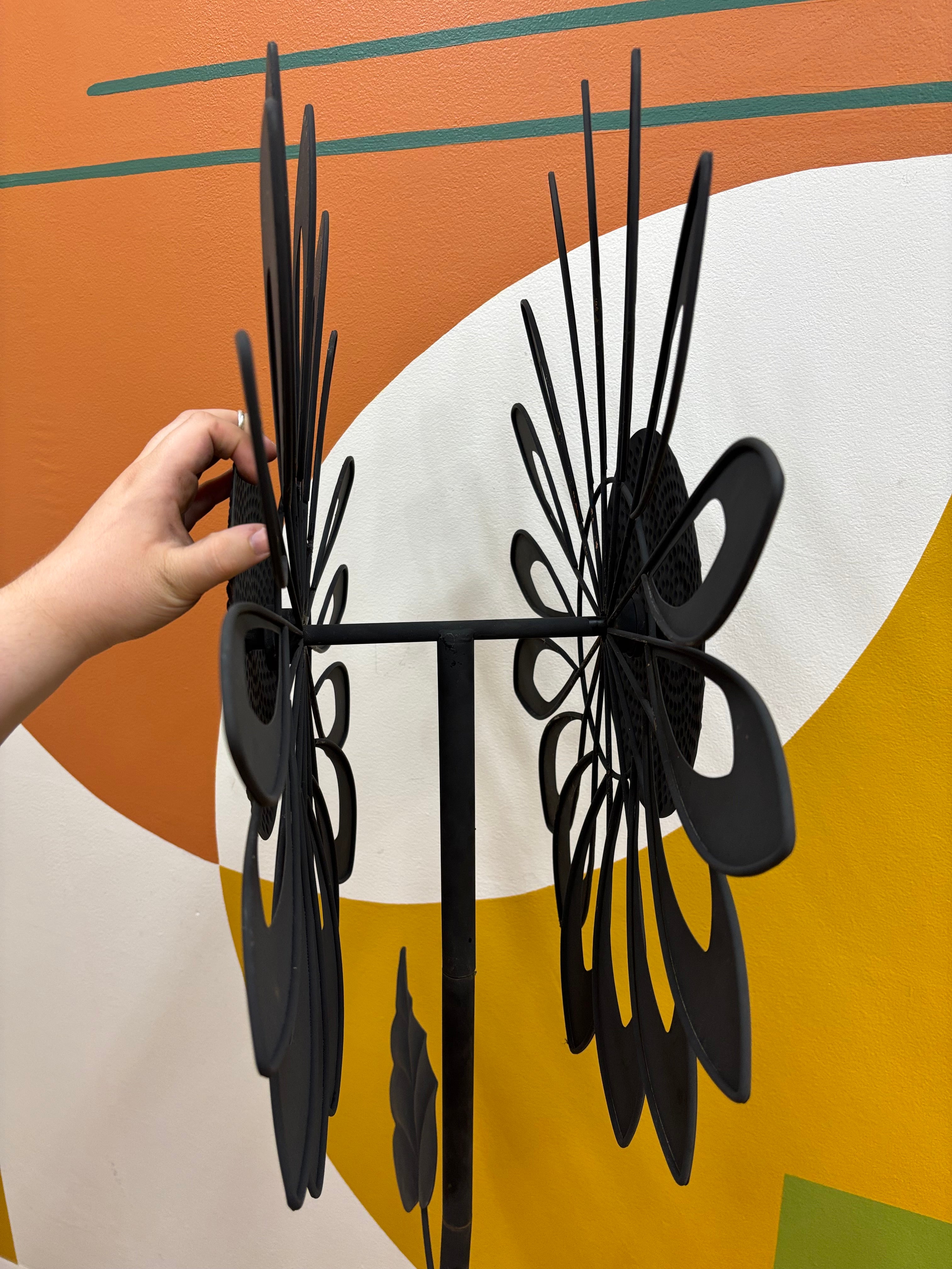 Large Sunflower Wind Spinner