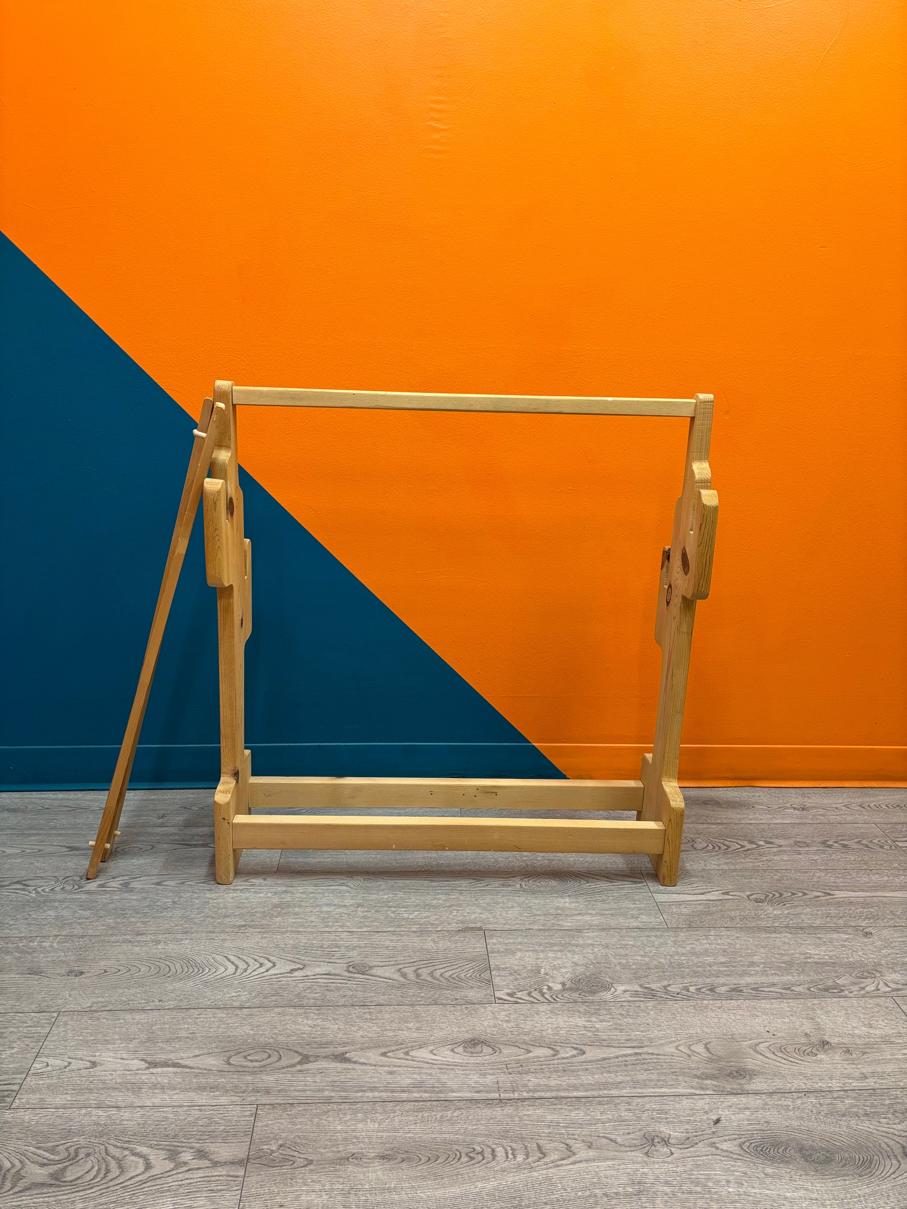 Wooden Blanket Rack