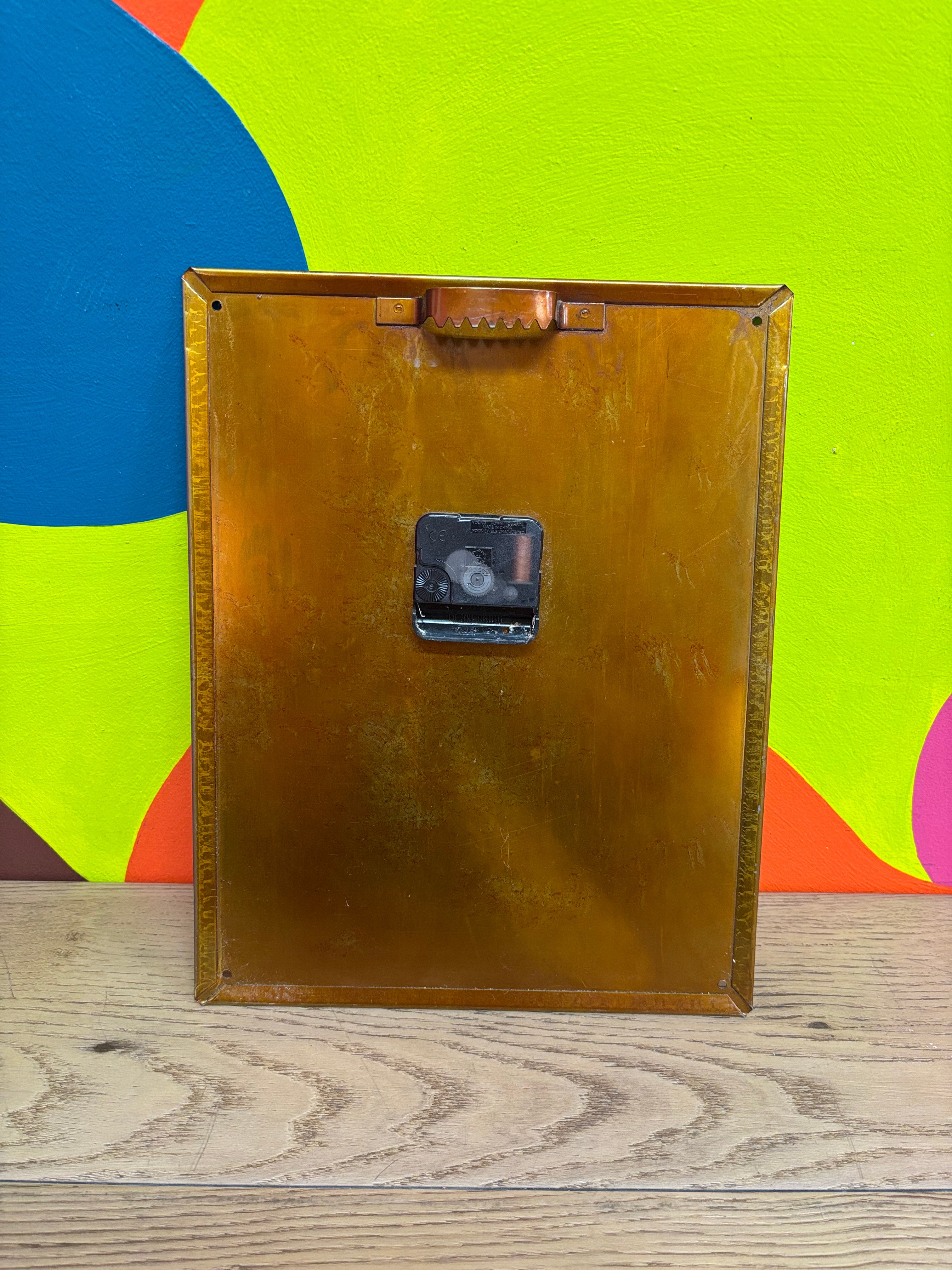 Metal Motorcycle Clock