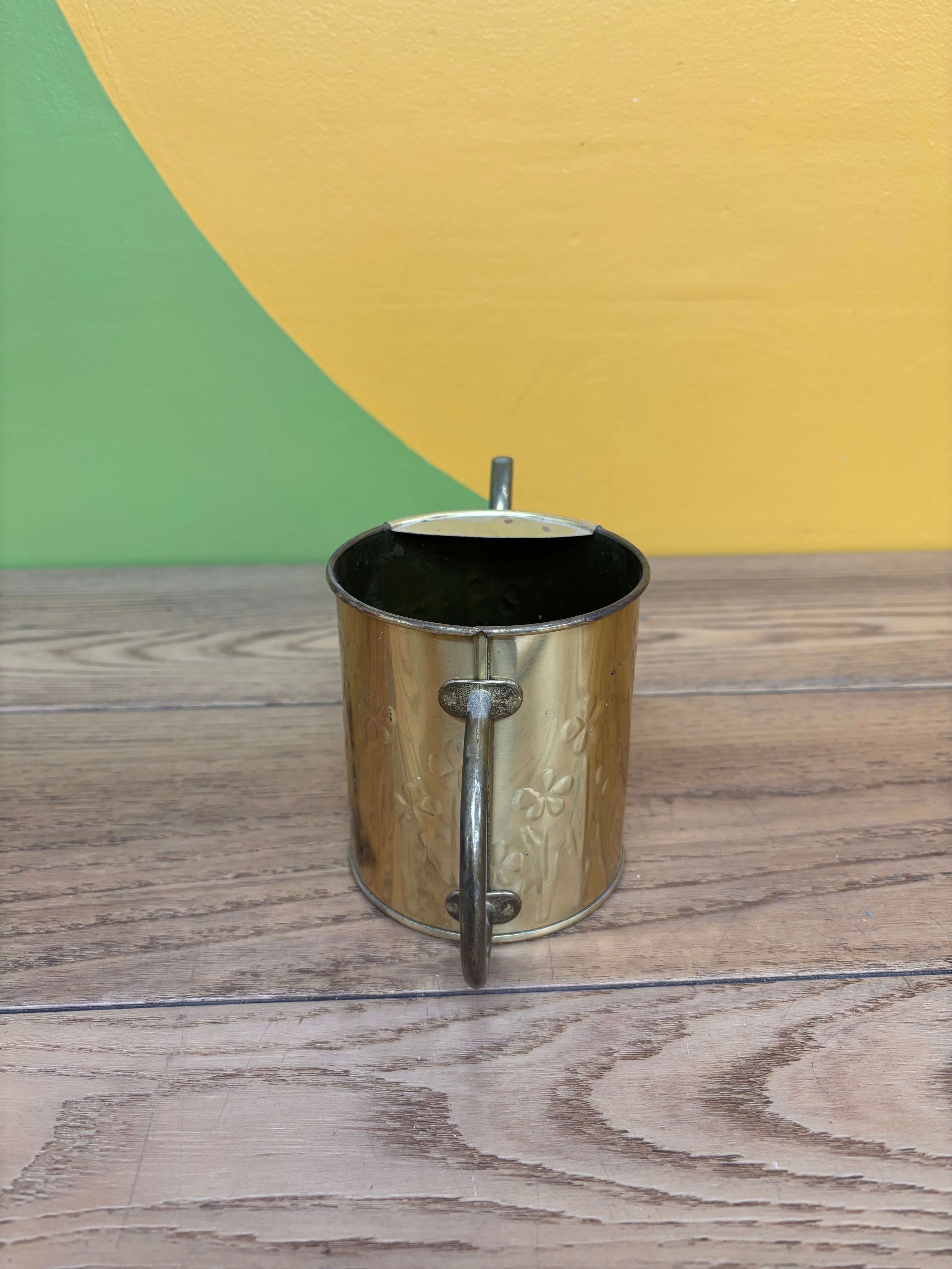 Gold Metal Watering Can