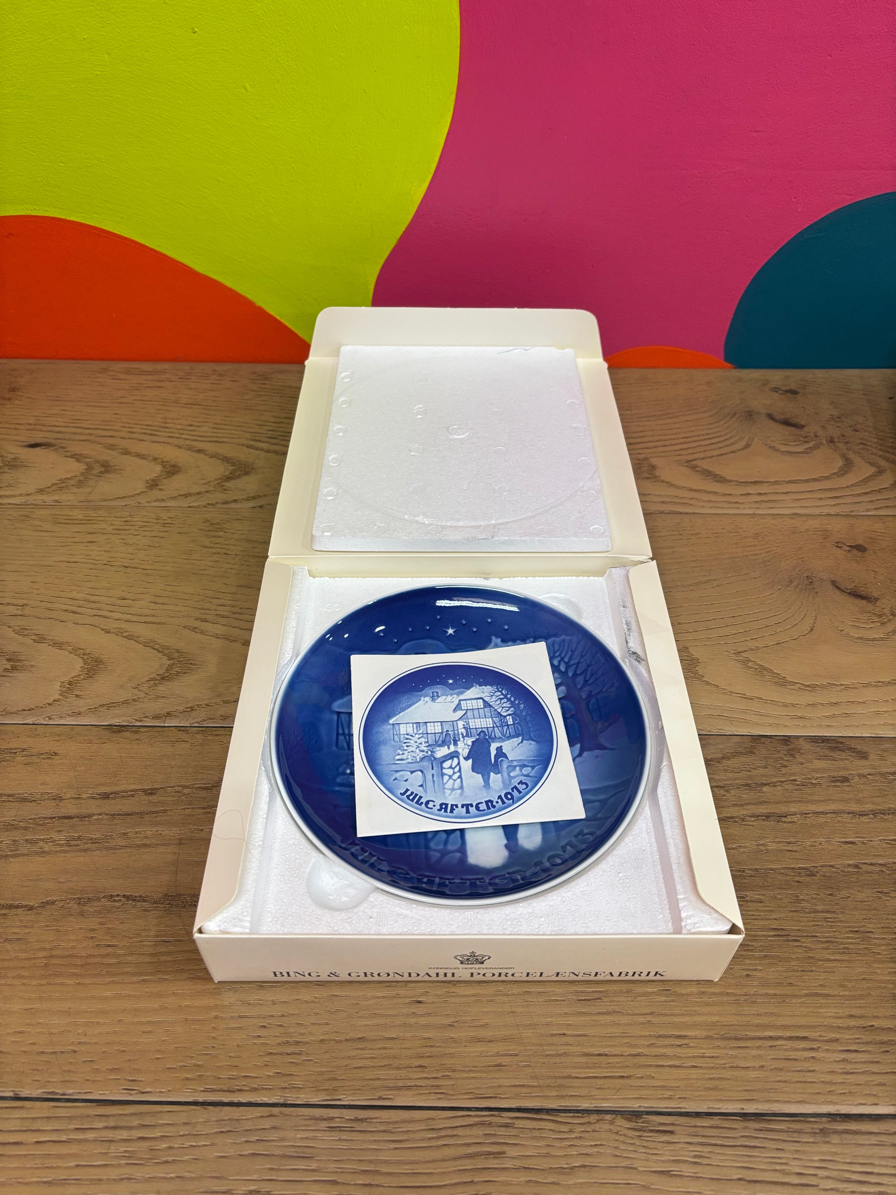 Bing & Grondahl Porcelain Plate - Visiting the Countryside (1973)