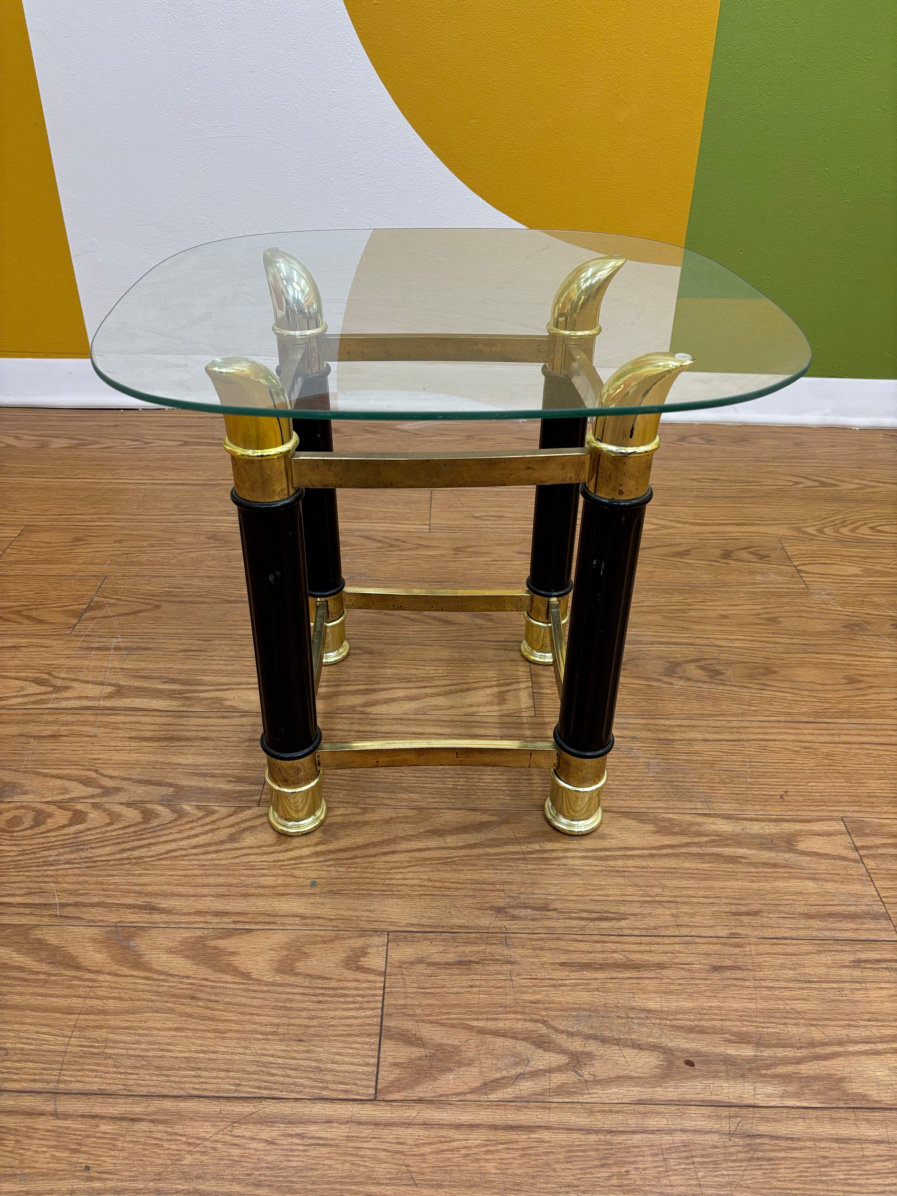 Small Glass Side Table