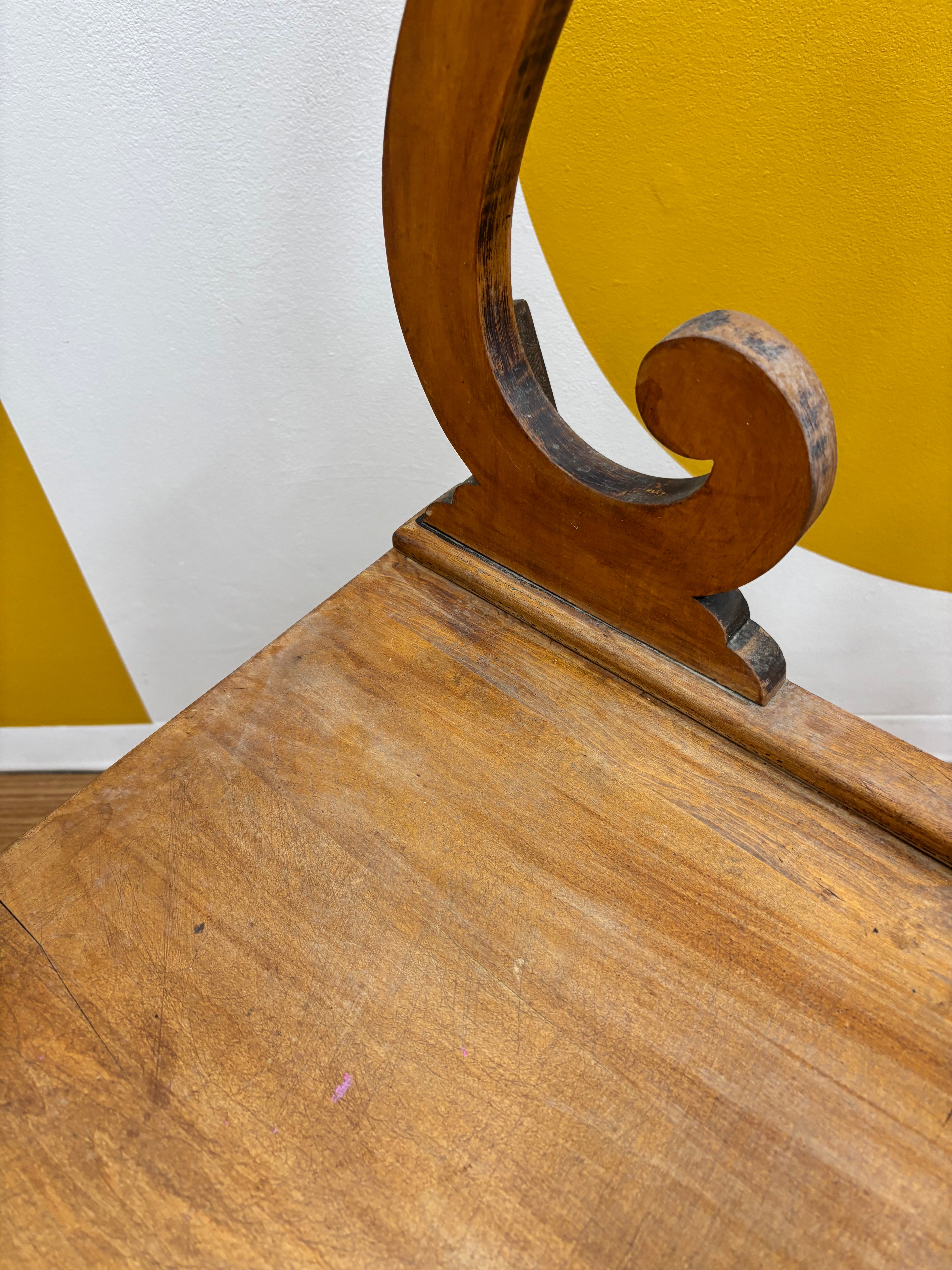 Wood Dresser with Mirror
