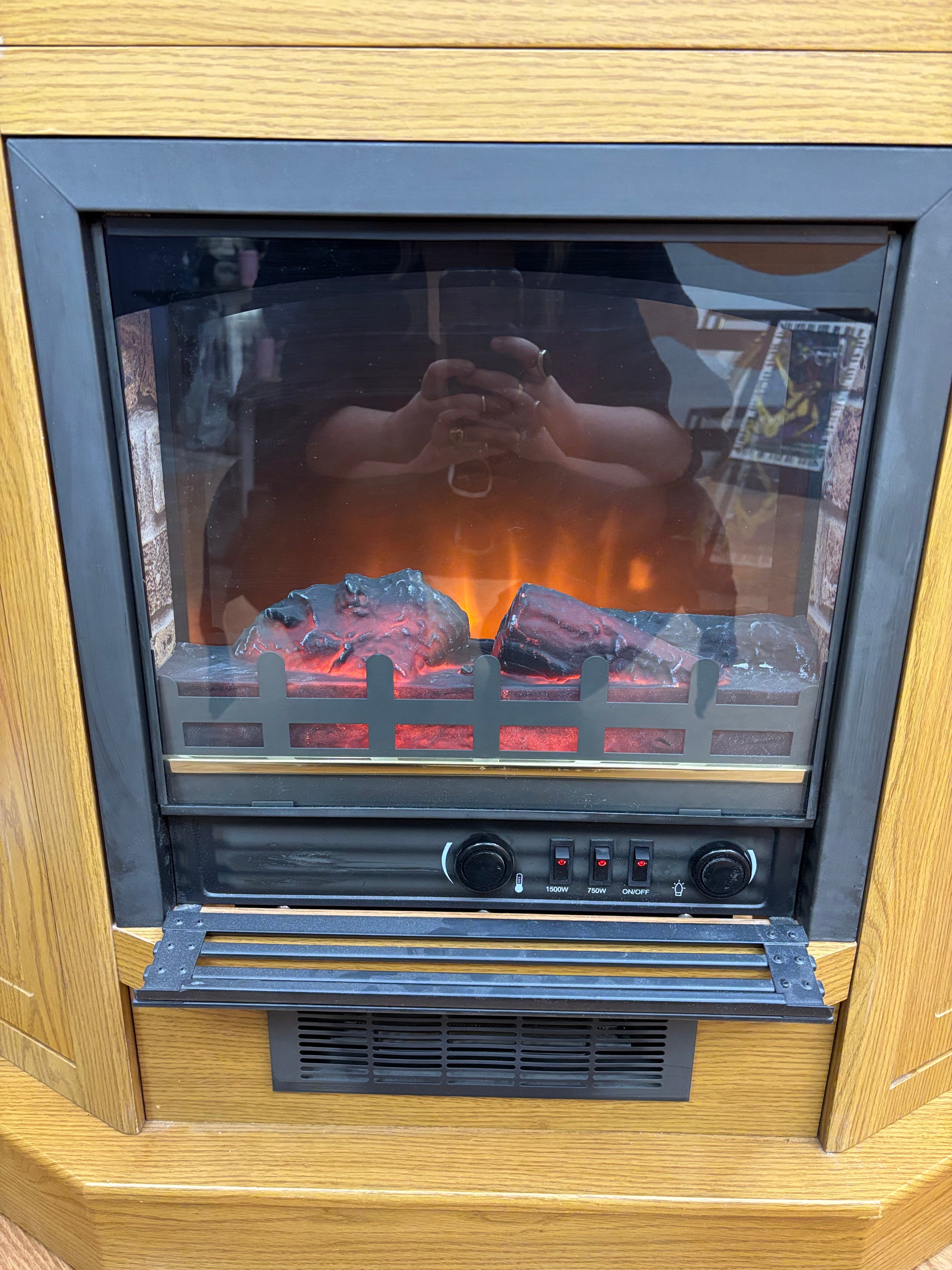 Corner Electric Fireplace