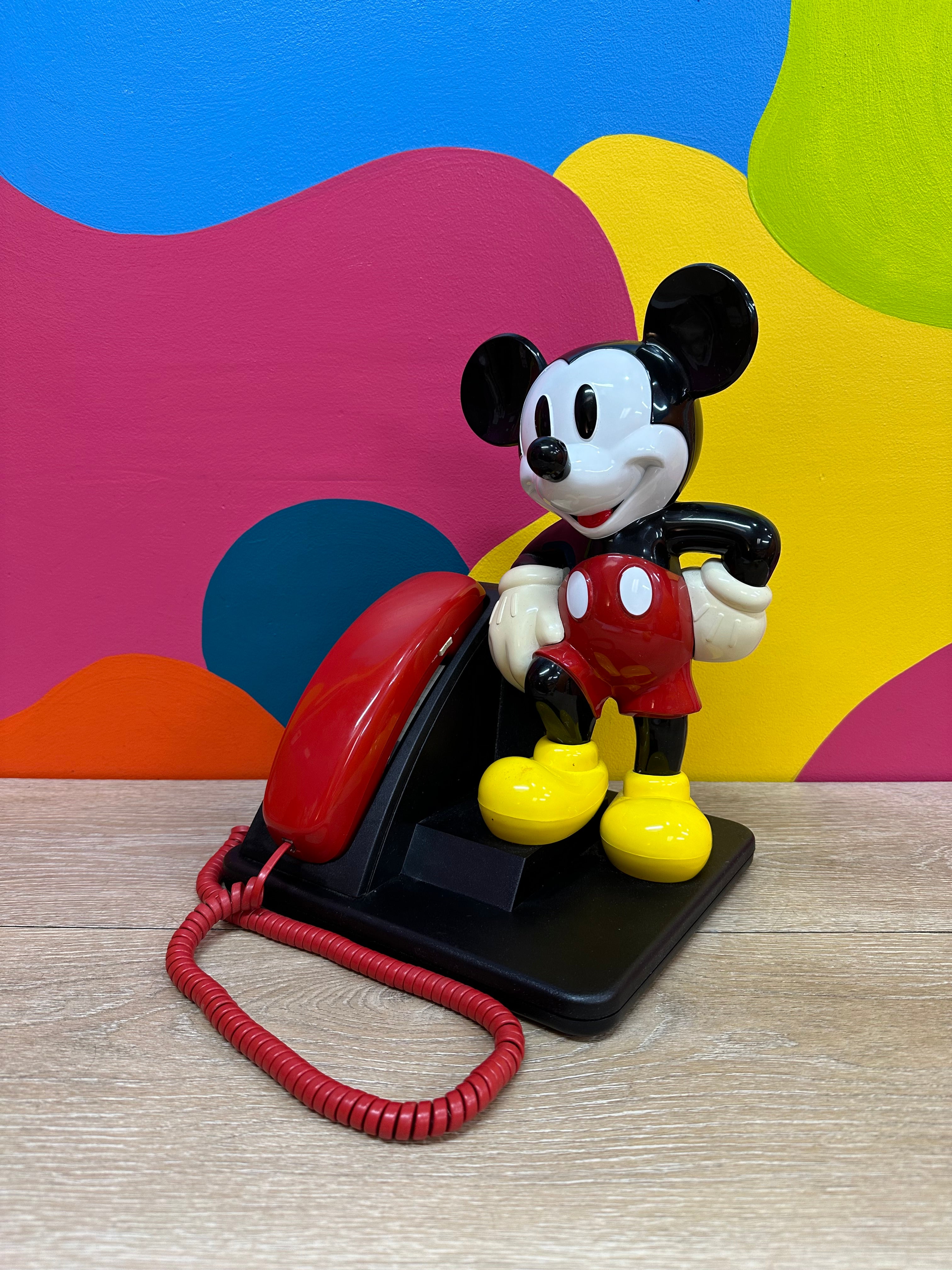 Mickey Mouse A&T Push Button Telephone