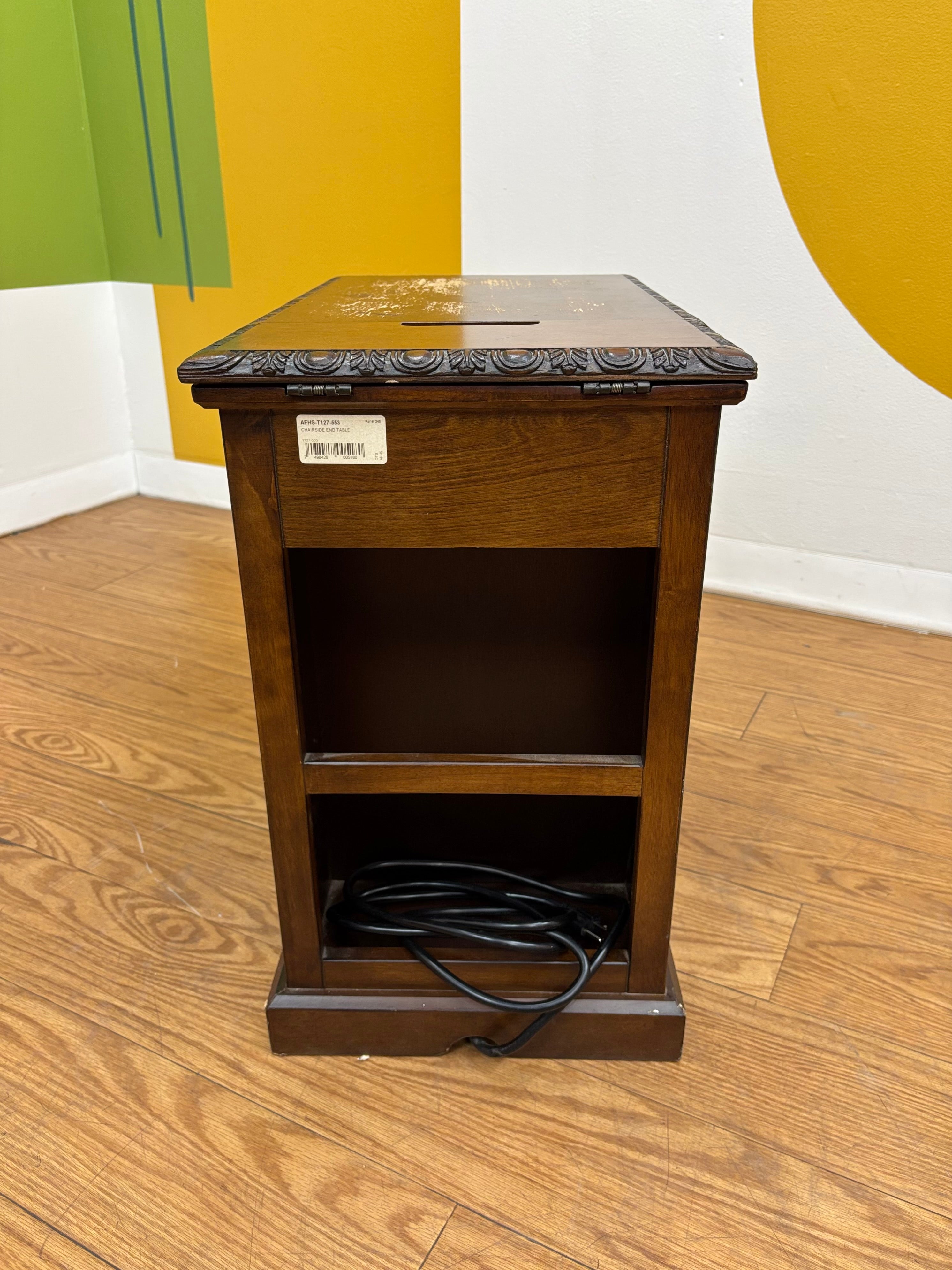 Wood End Table
