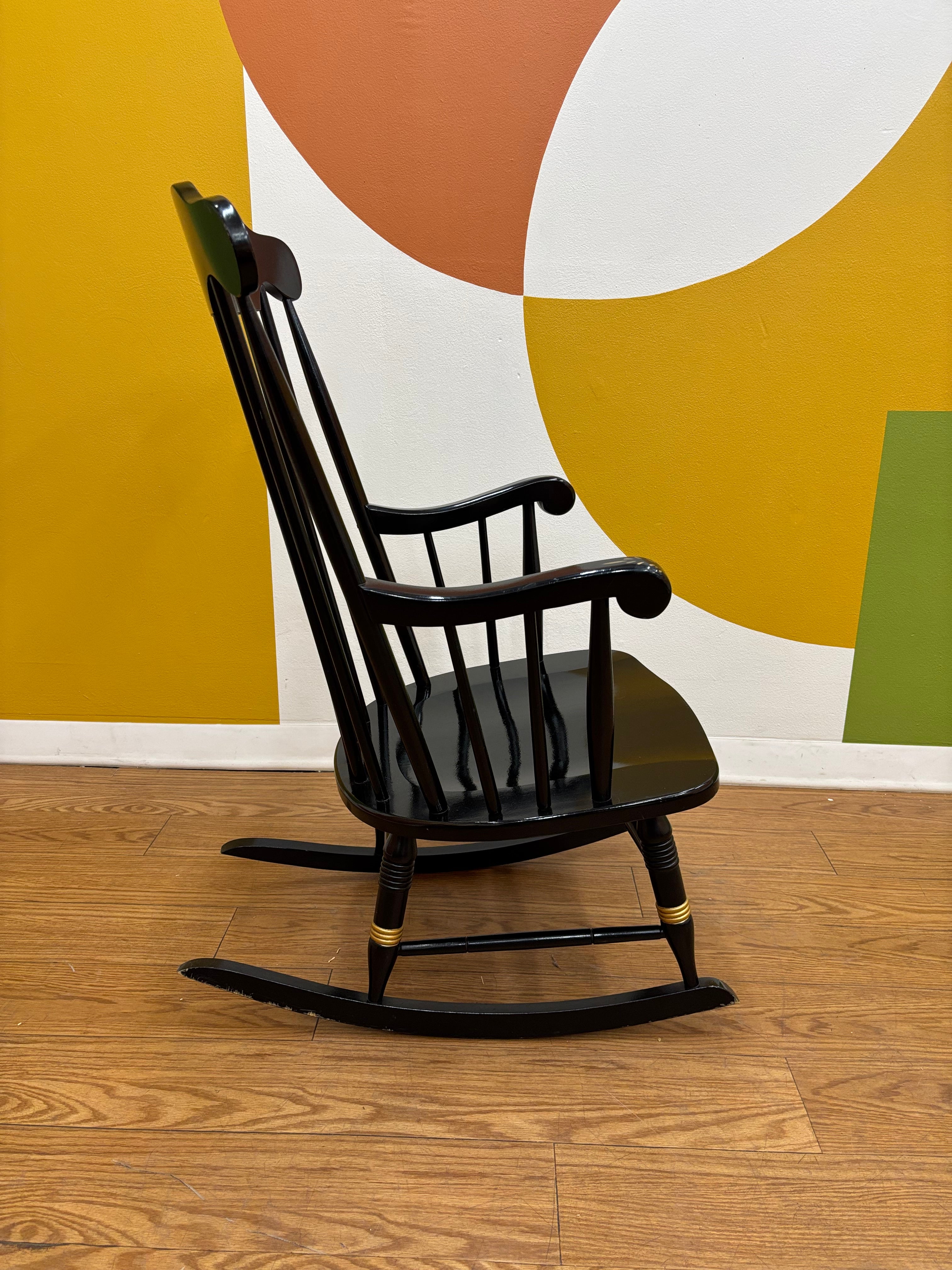Black Rocking Chair