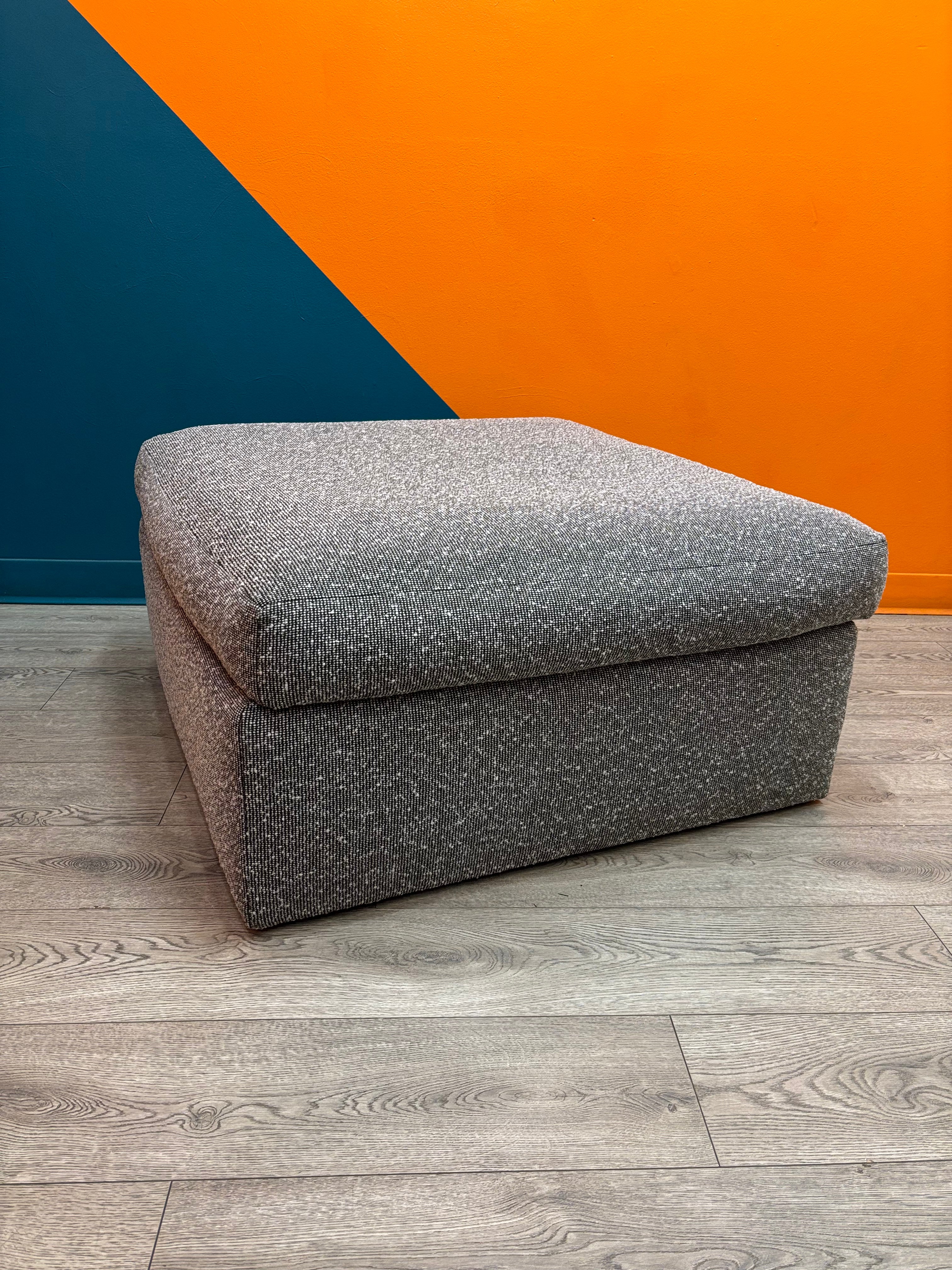 Large Fabric Ottoman