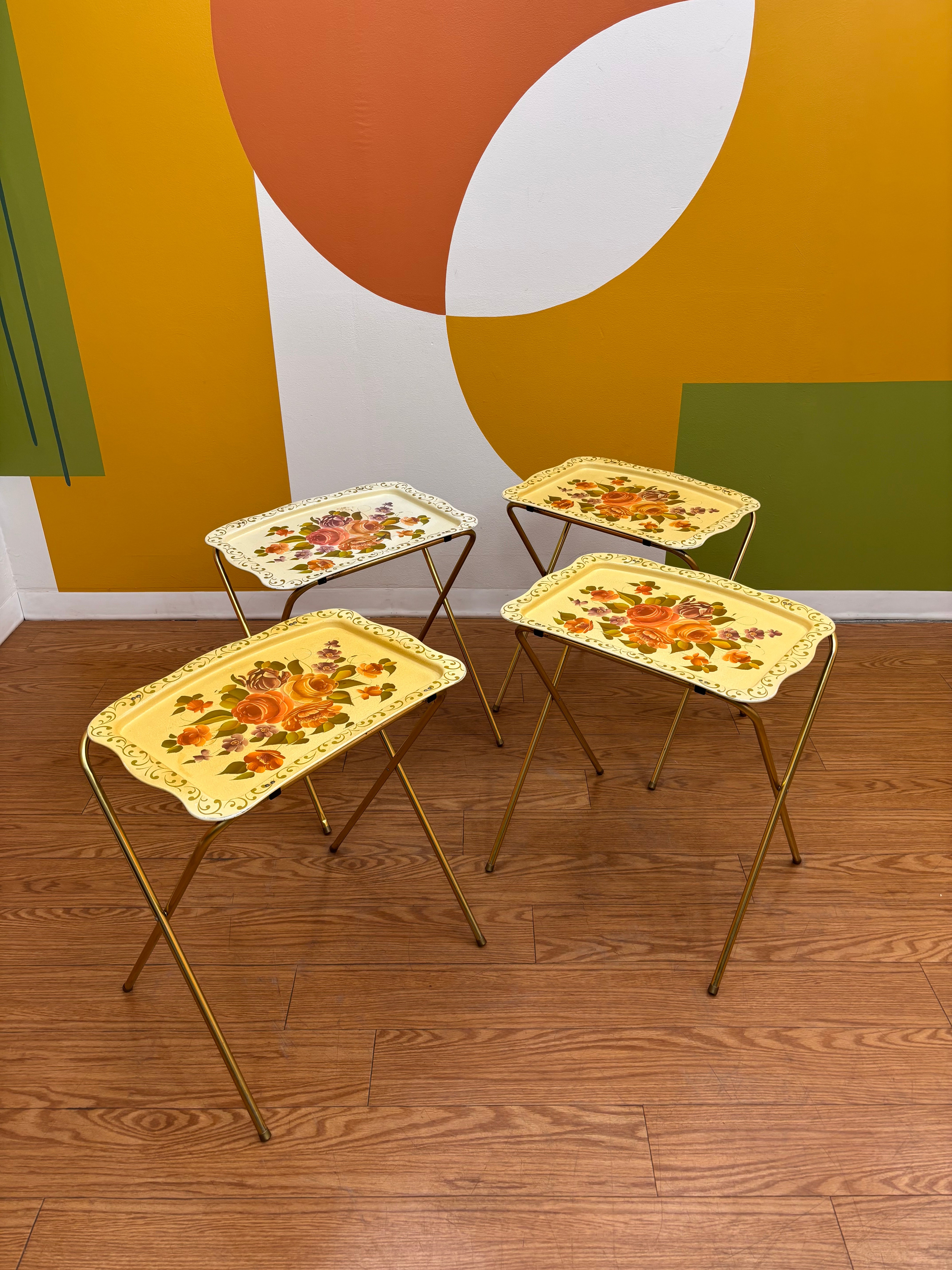 Set of 4 TV Trays