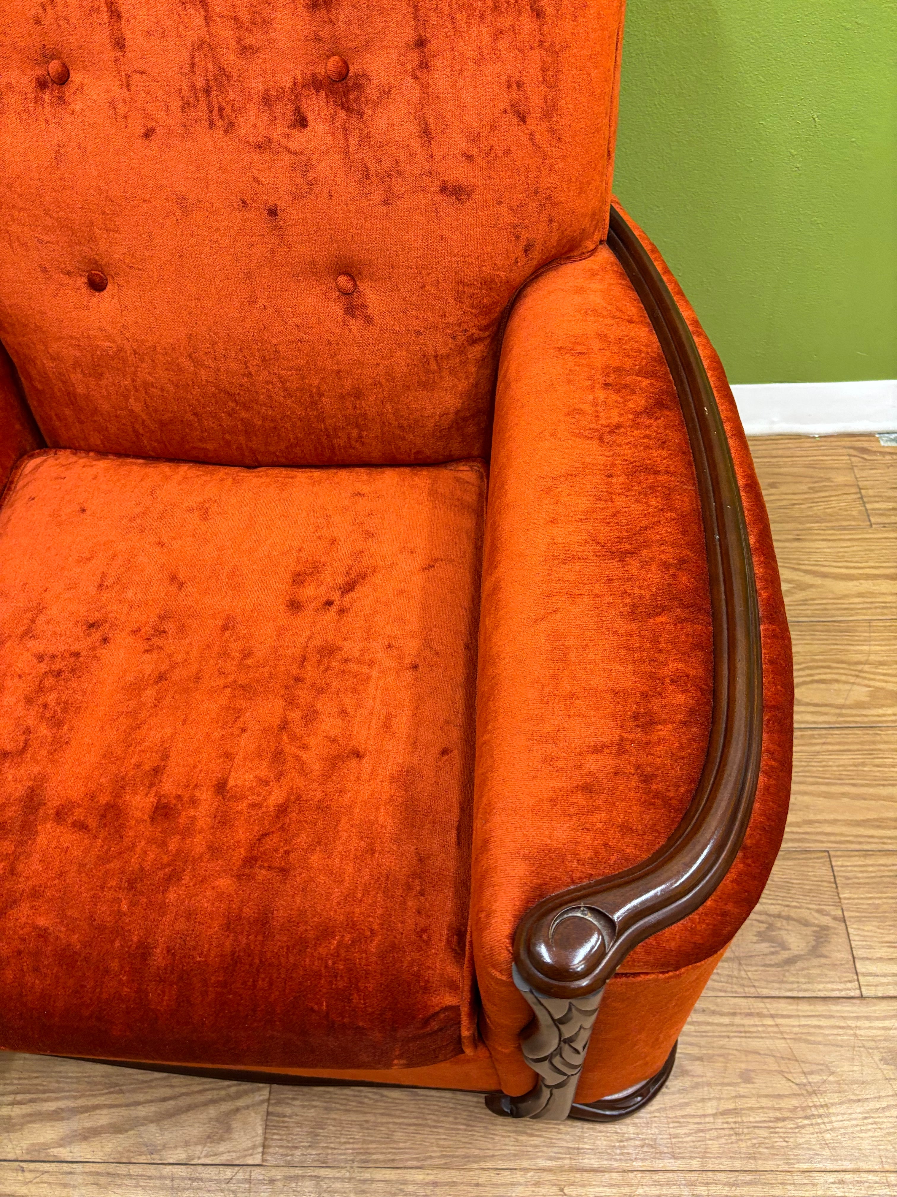 Orange Armchair