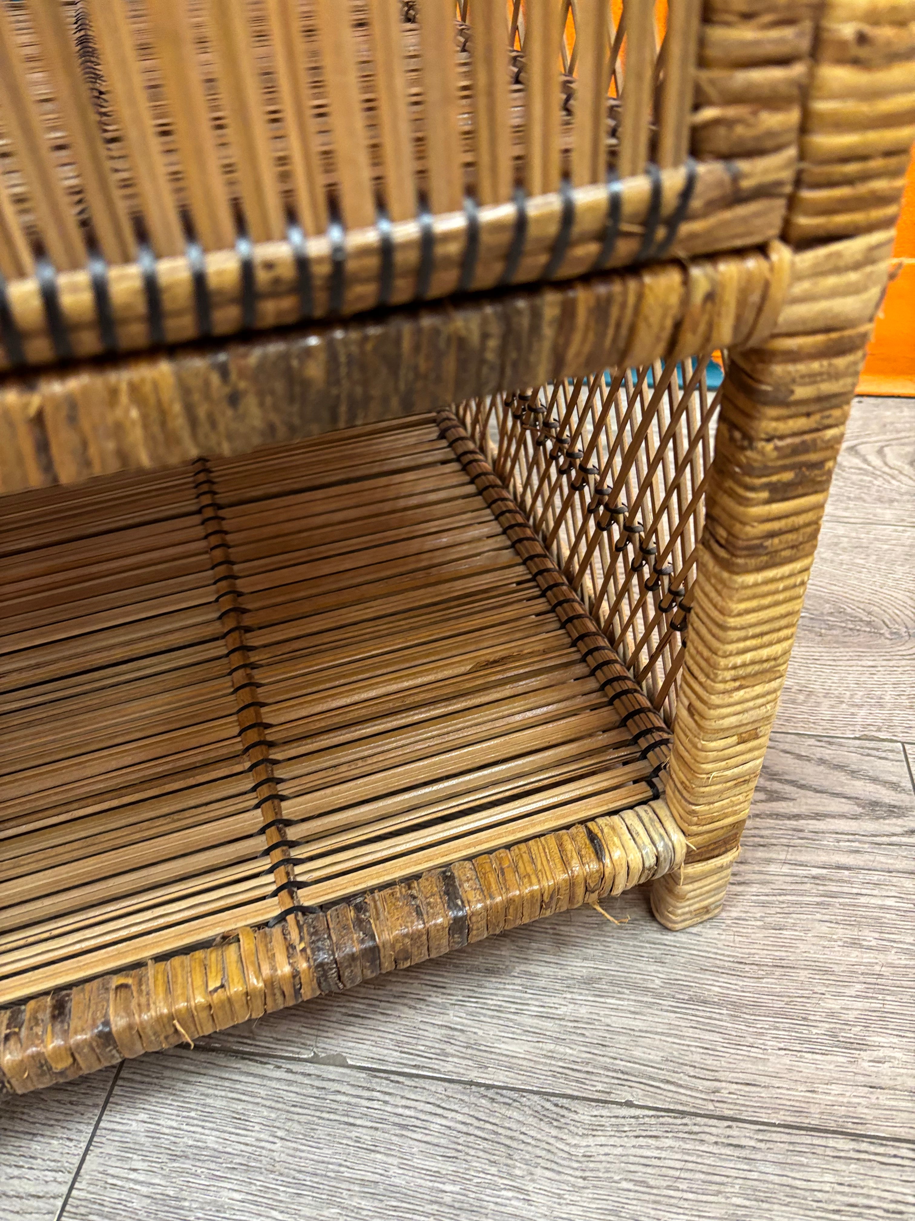 Wicker Nightstand
