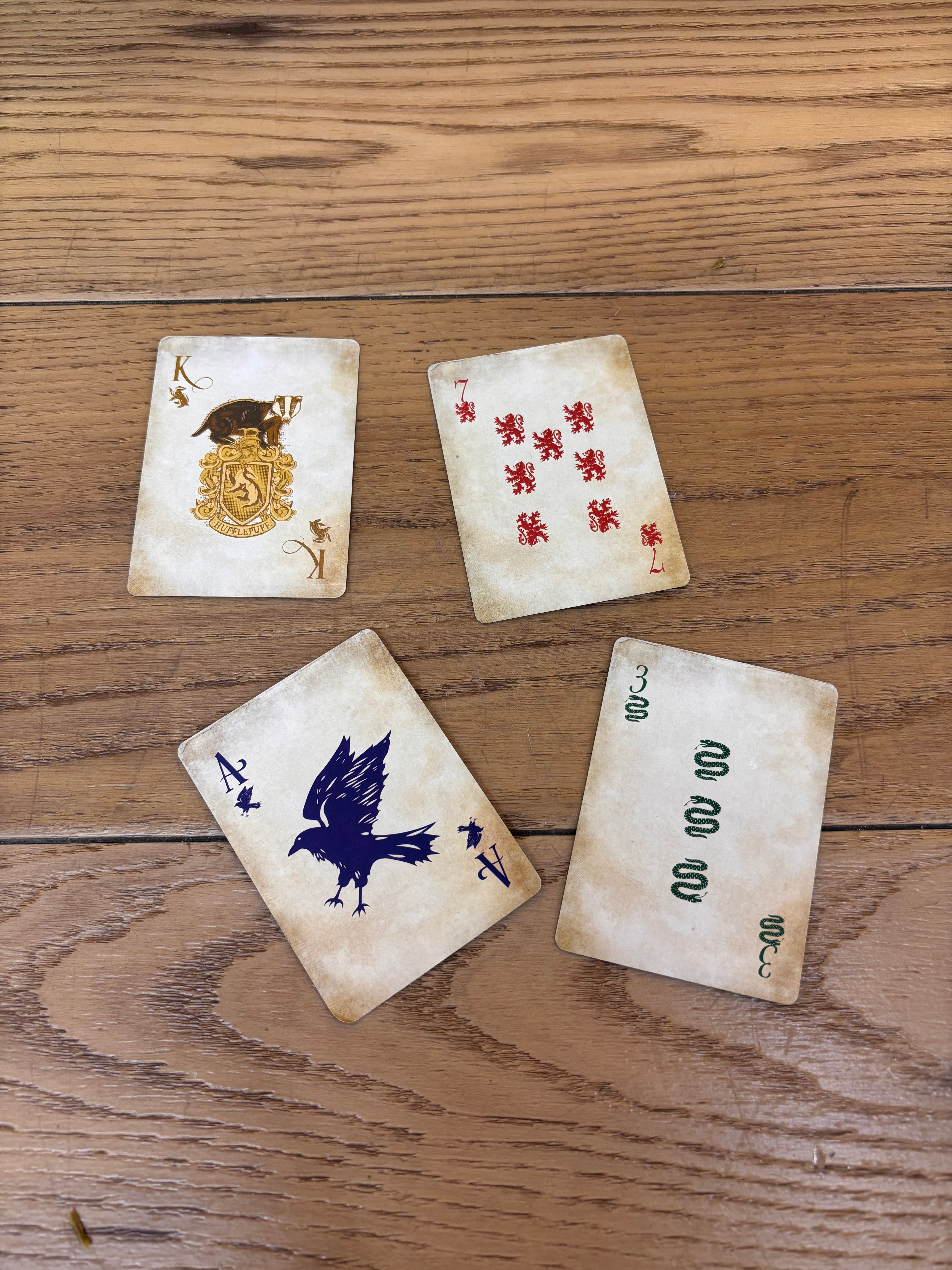 Hogwarts Playing Cards