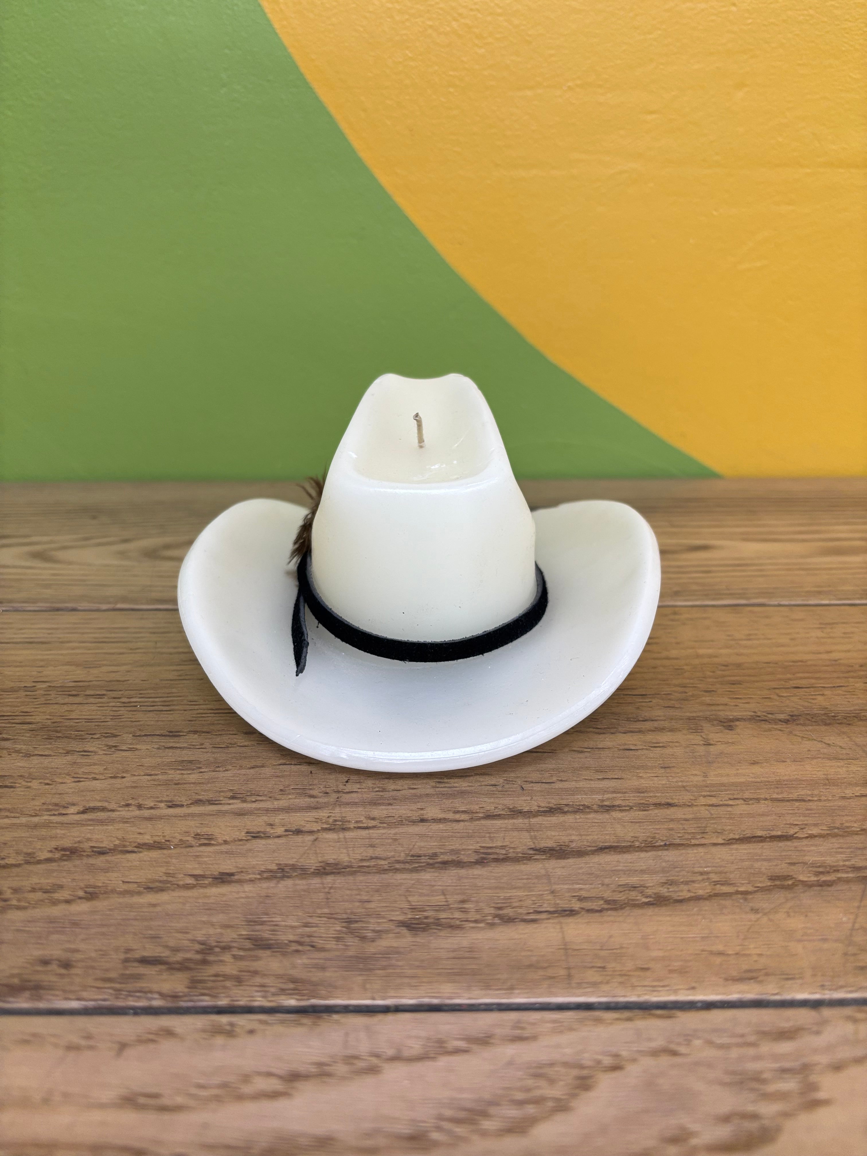 Cowboy Hat Candle