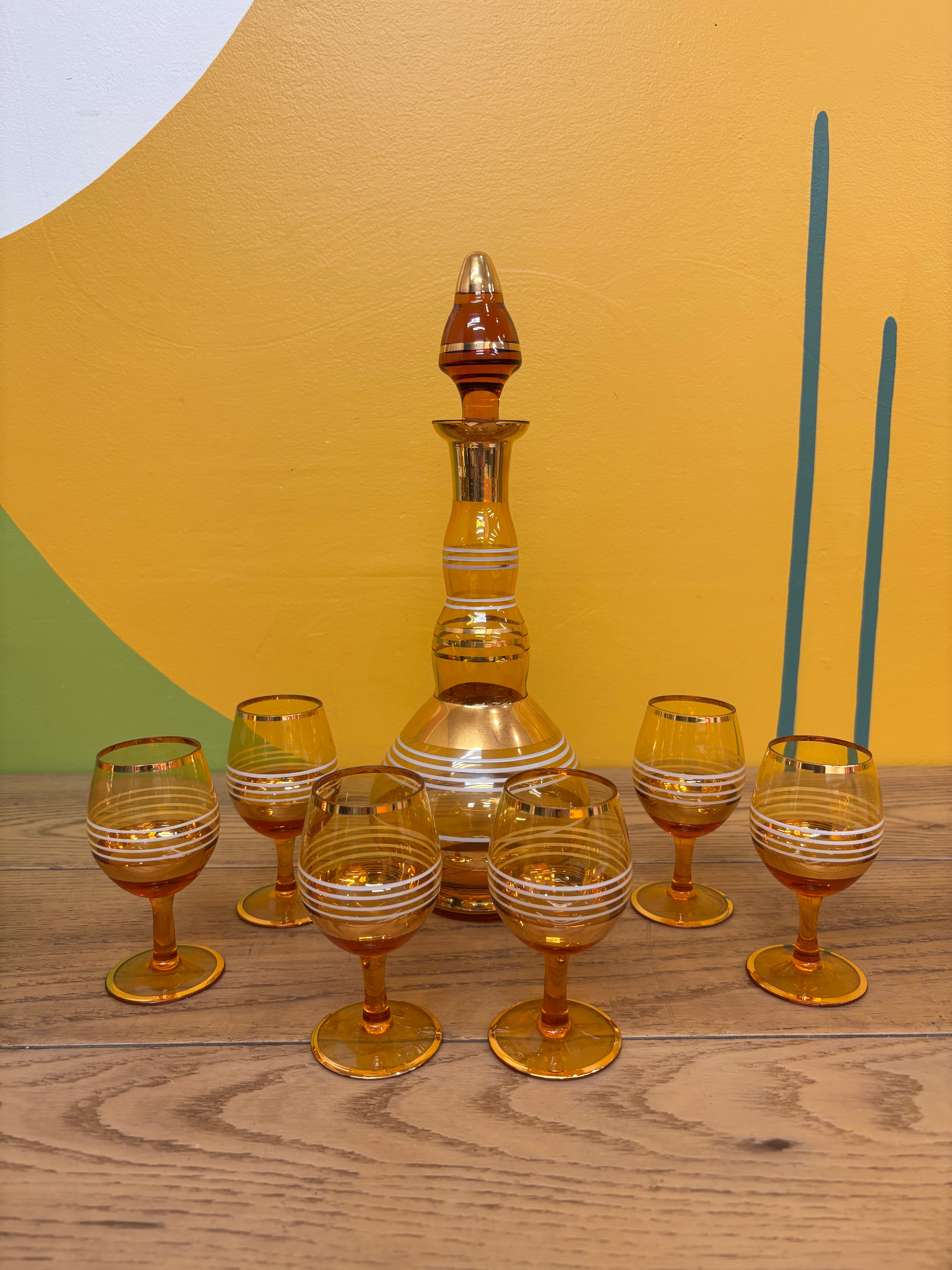 Glass Decanter Set