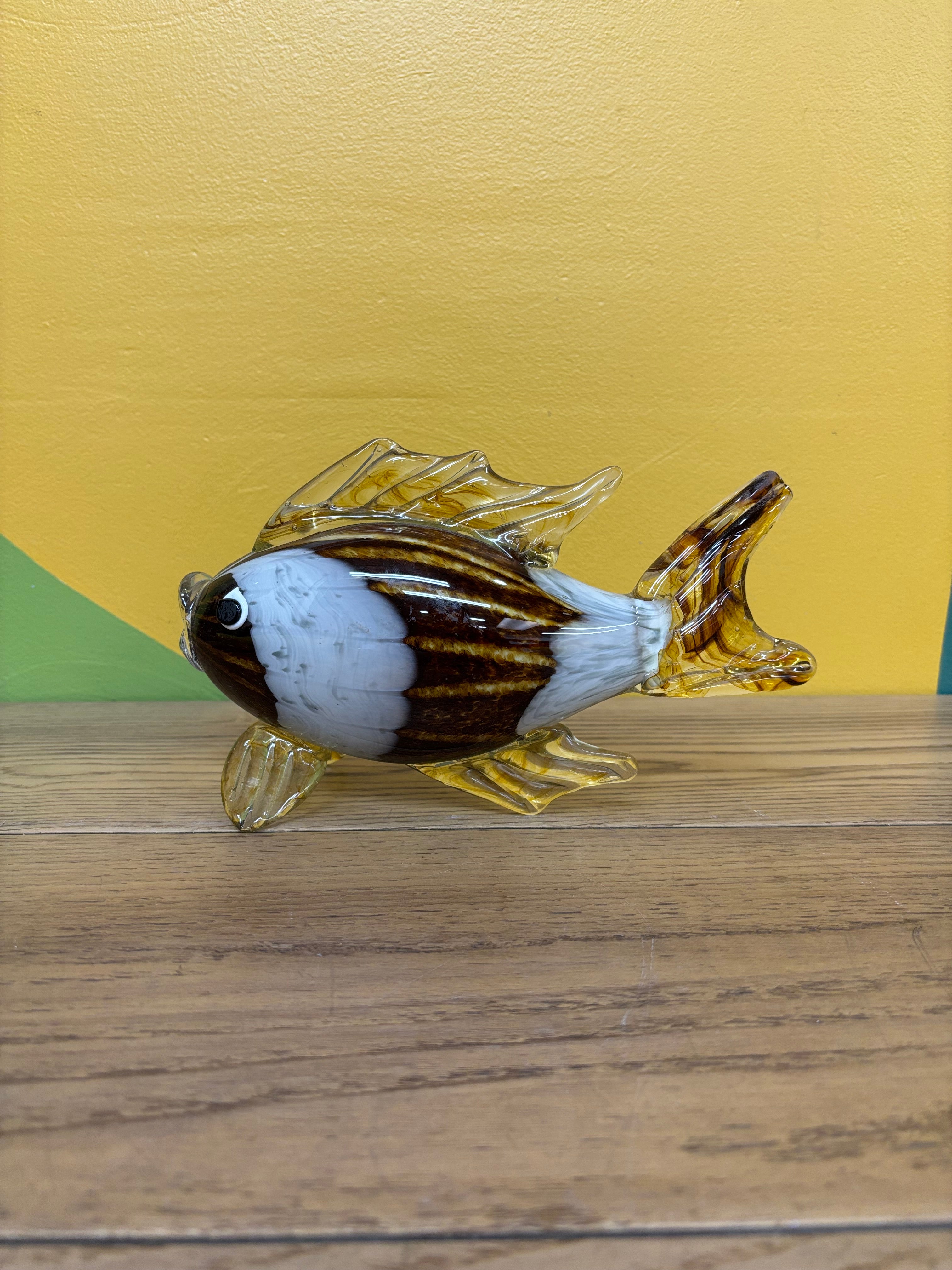 Glass Fish Sculpture