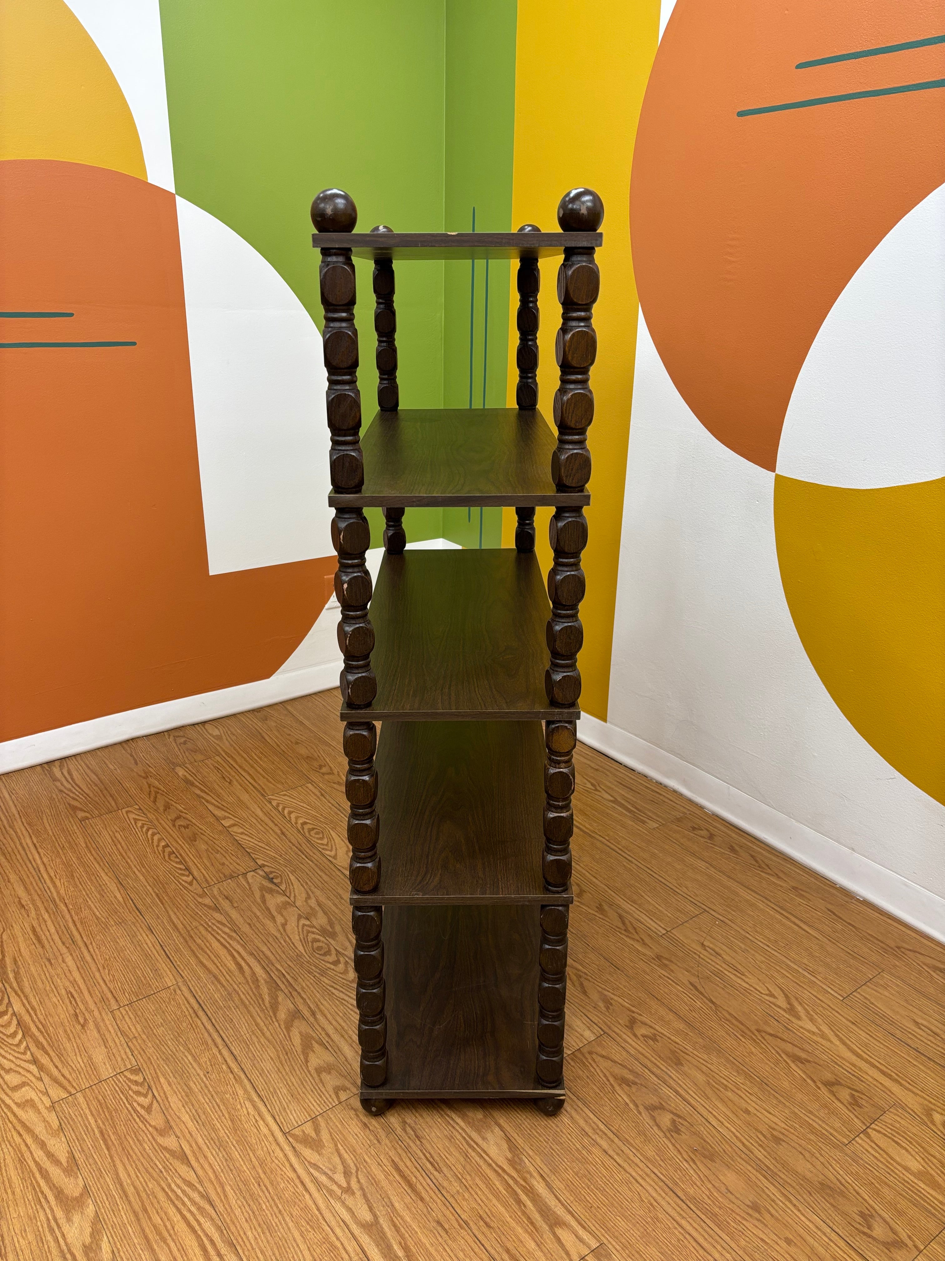 5 Tier Wood Shelf
