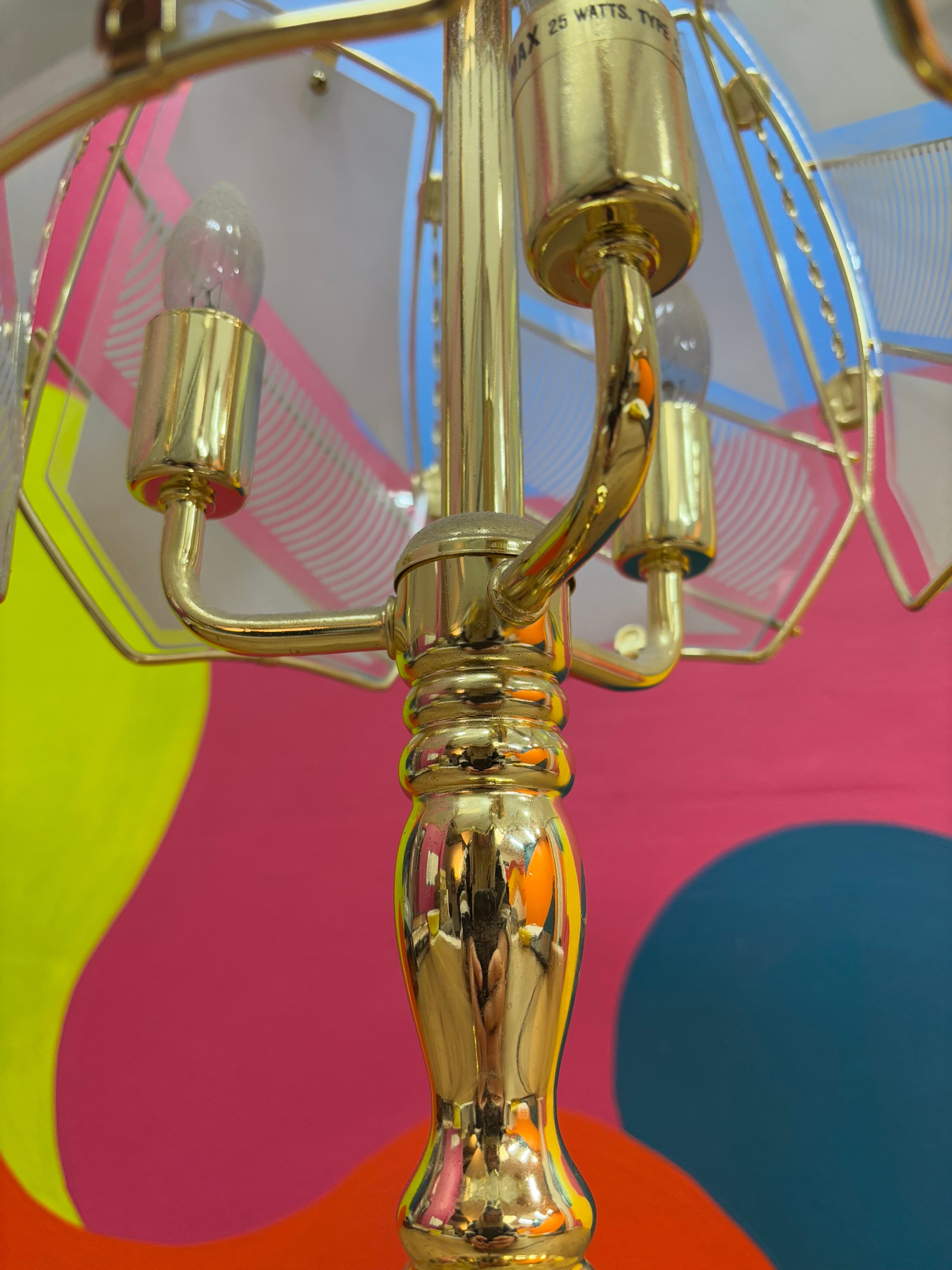 Gold & Glass Touch Lamp