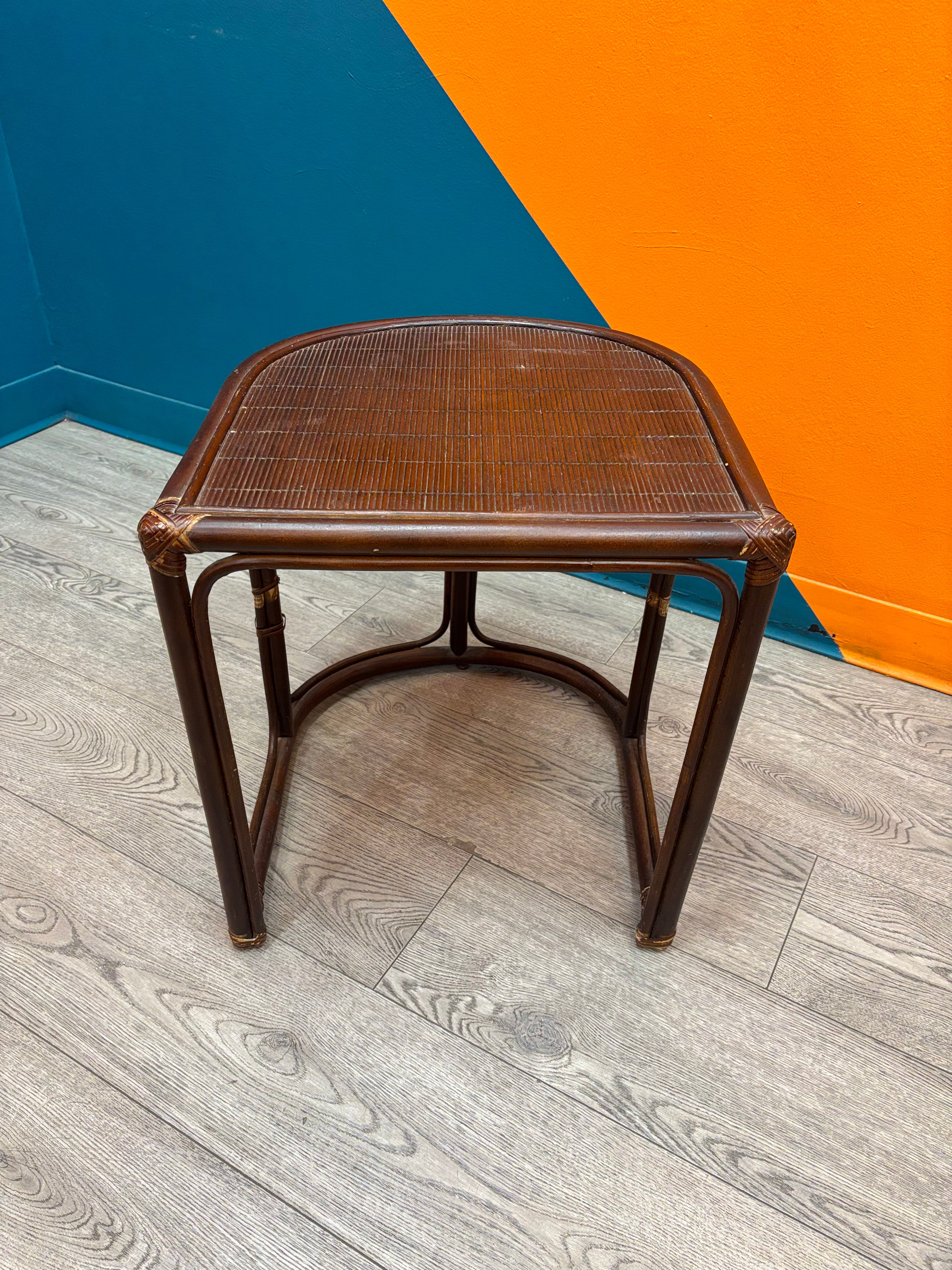 Rattan Side Table