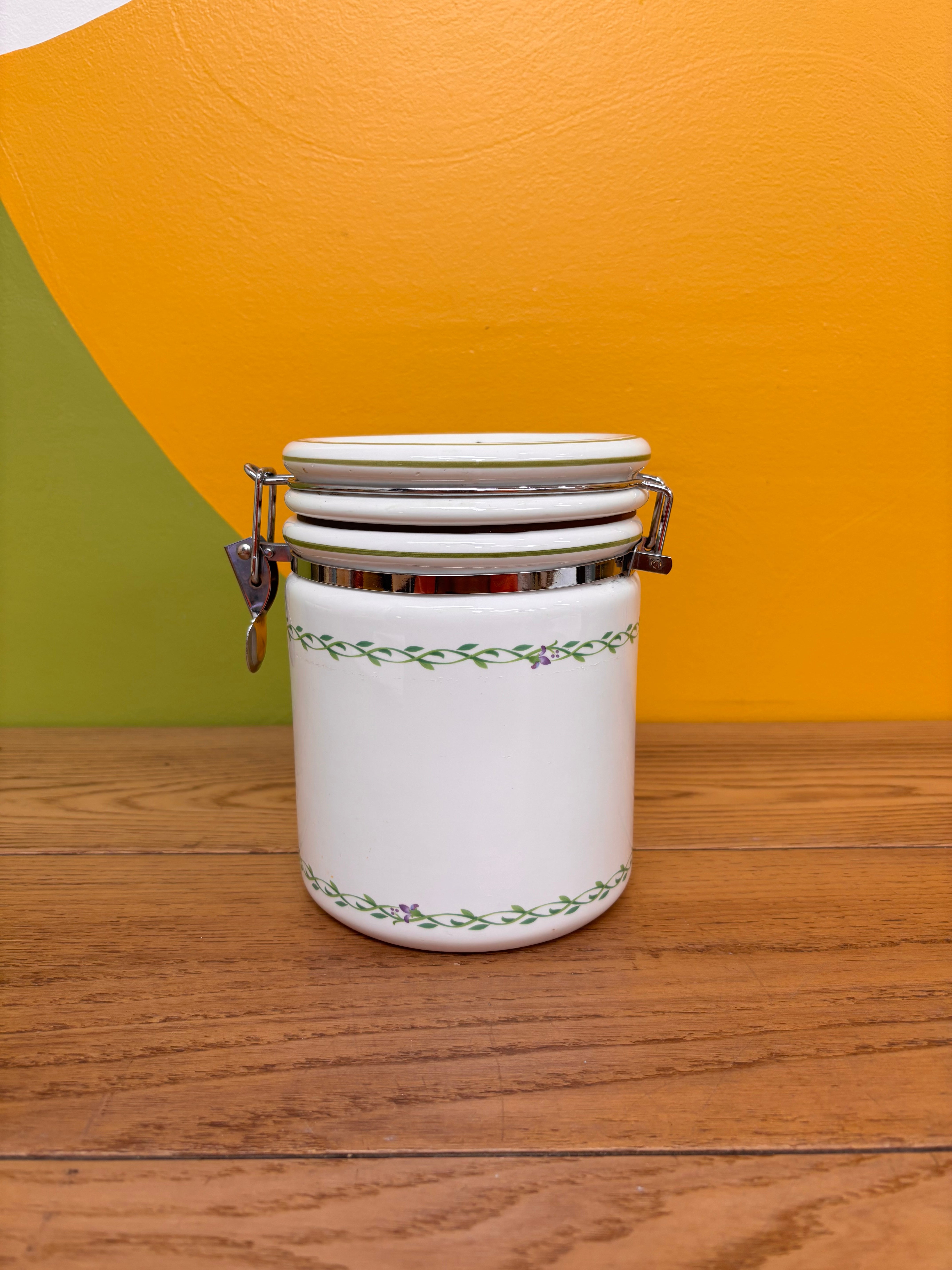 Floral Canister