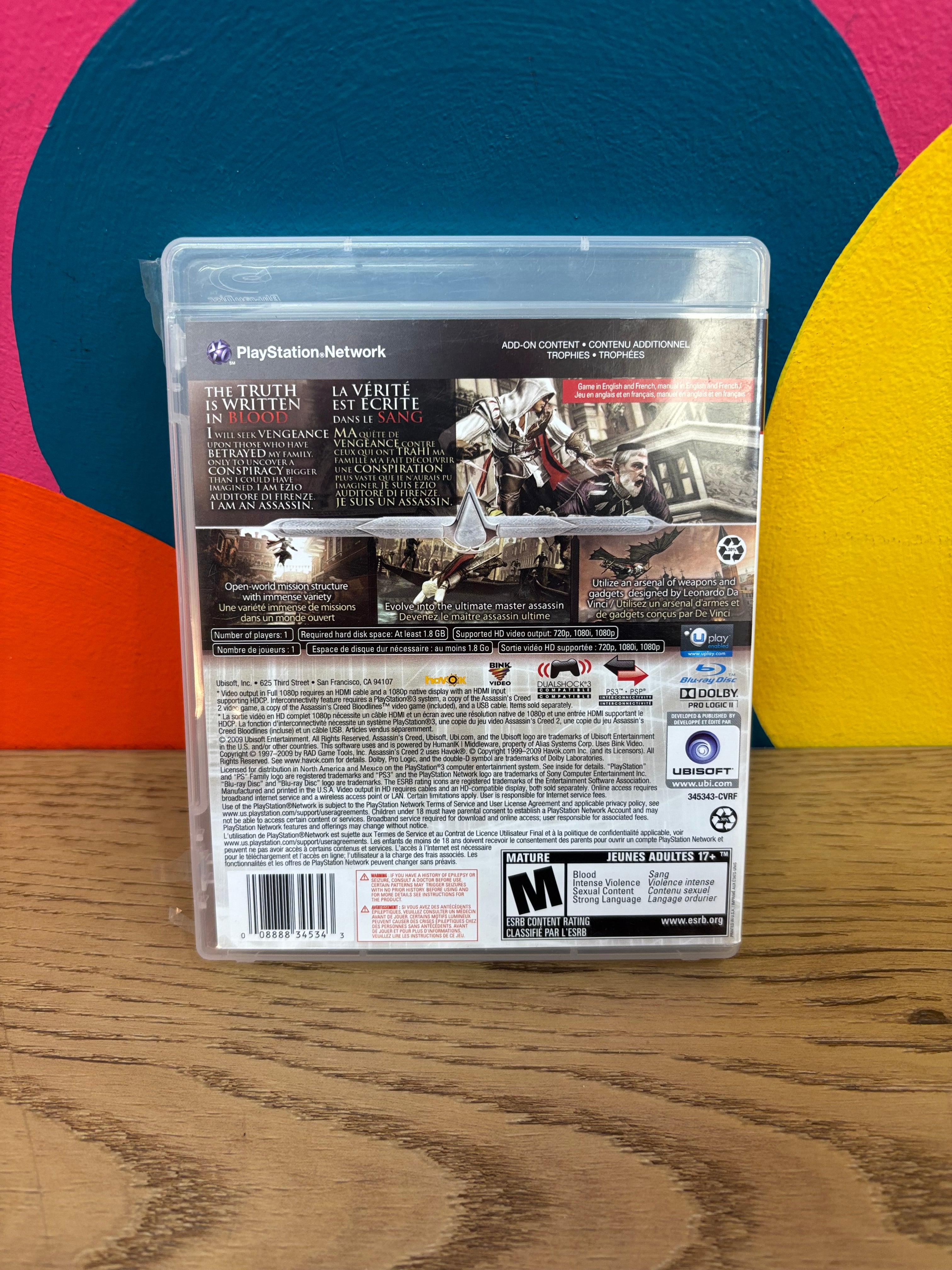 PlayStation 3 Game - Assassins Creed II