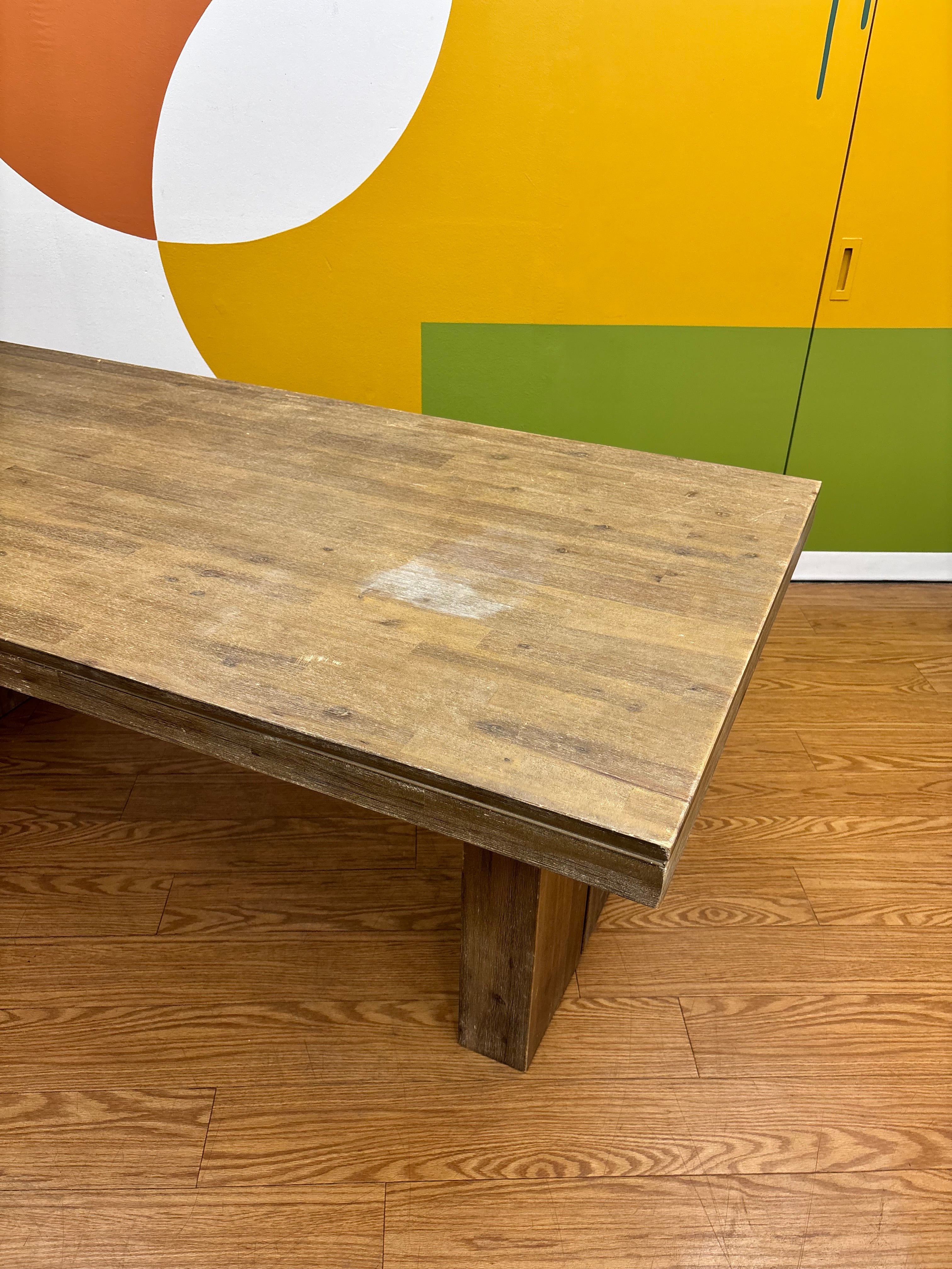 Large Wood Dining Table