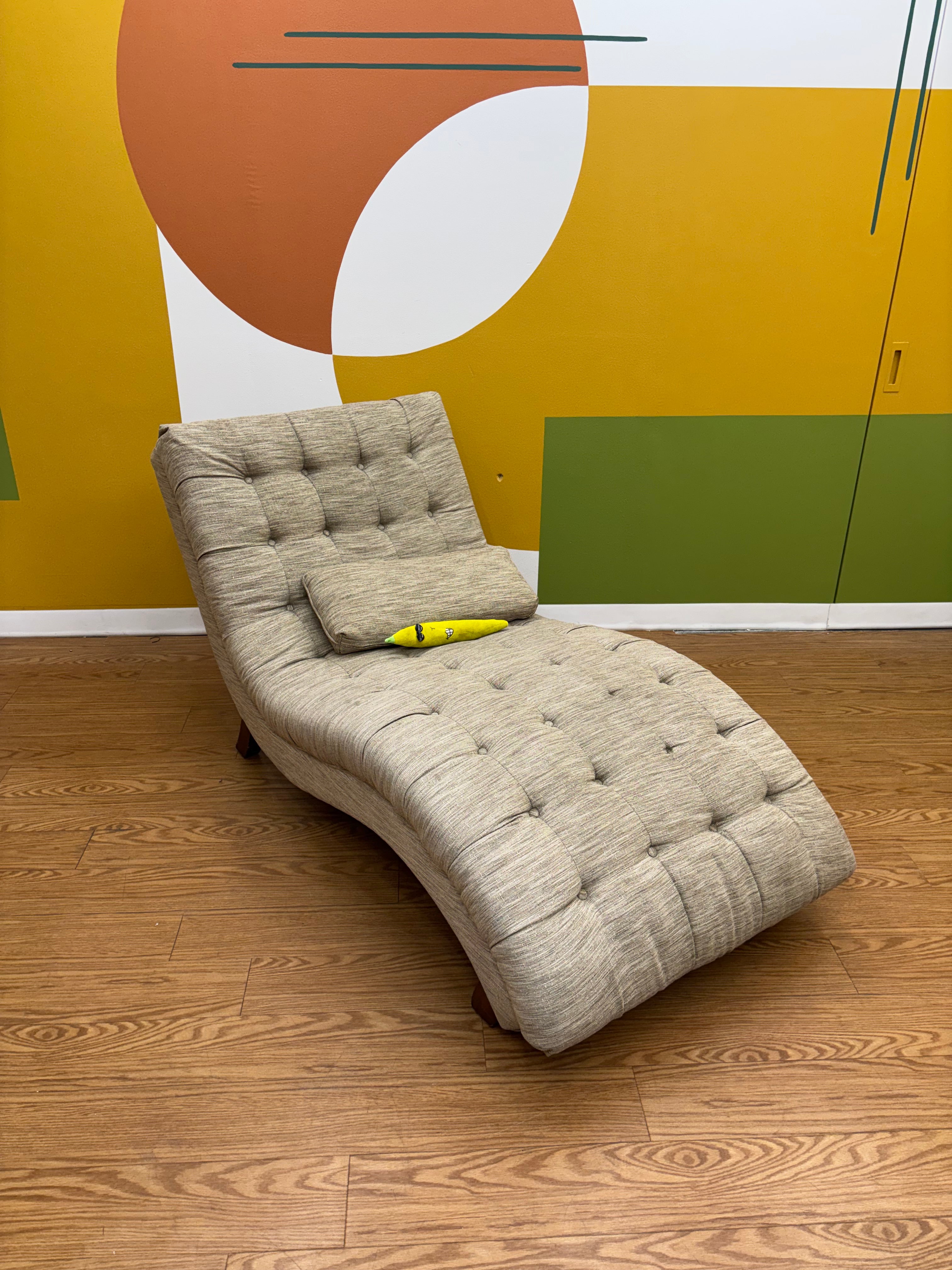 Beige Chaise Lounger