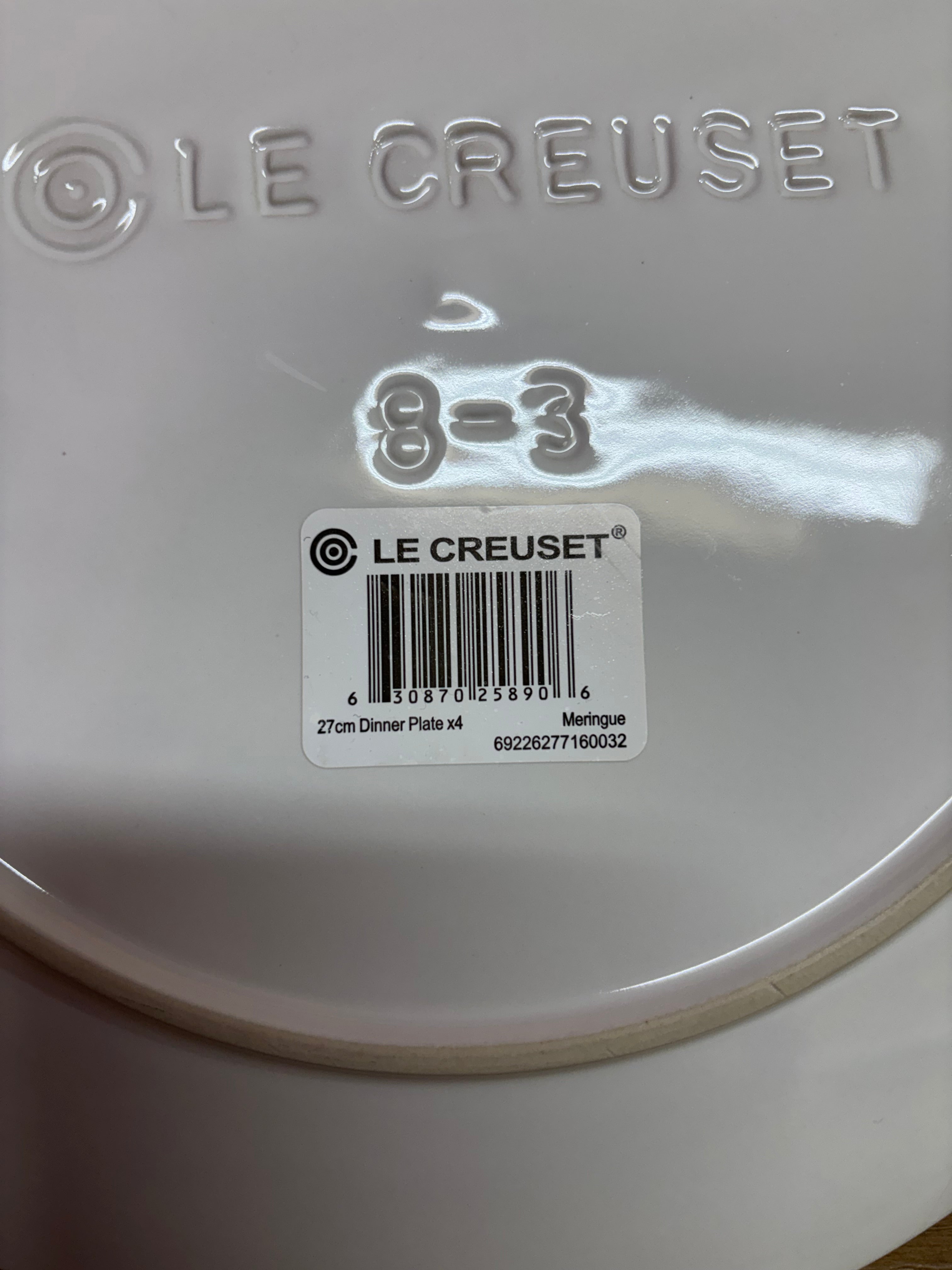 Le Creuset Set of 4 Plates