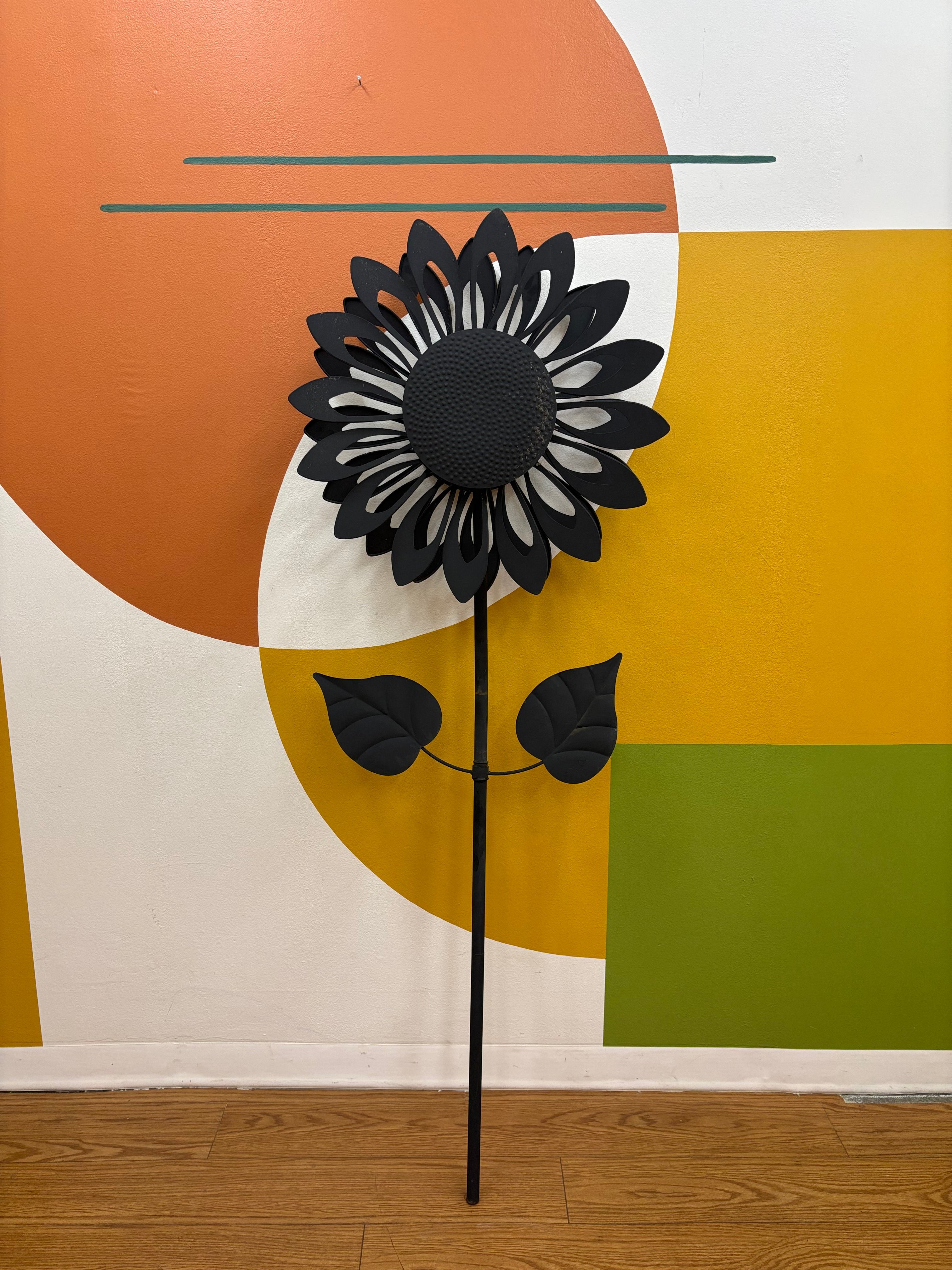 Large Sunflower Wind Spinner