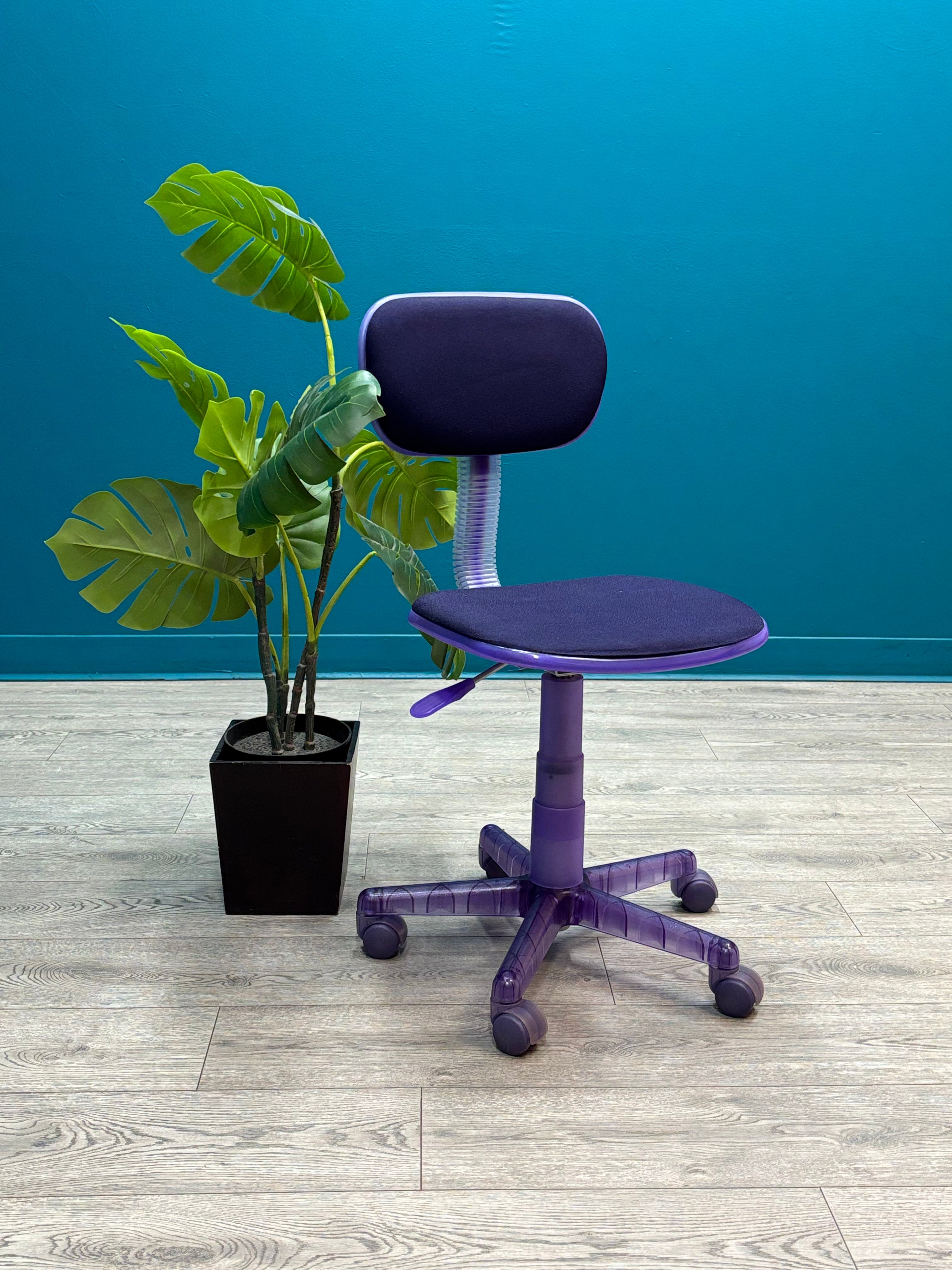 Purple Swivel Office Chair