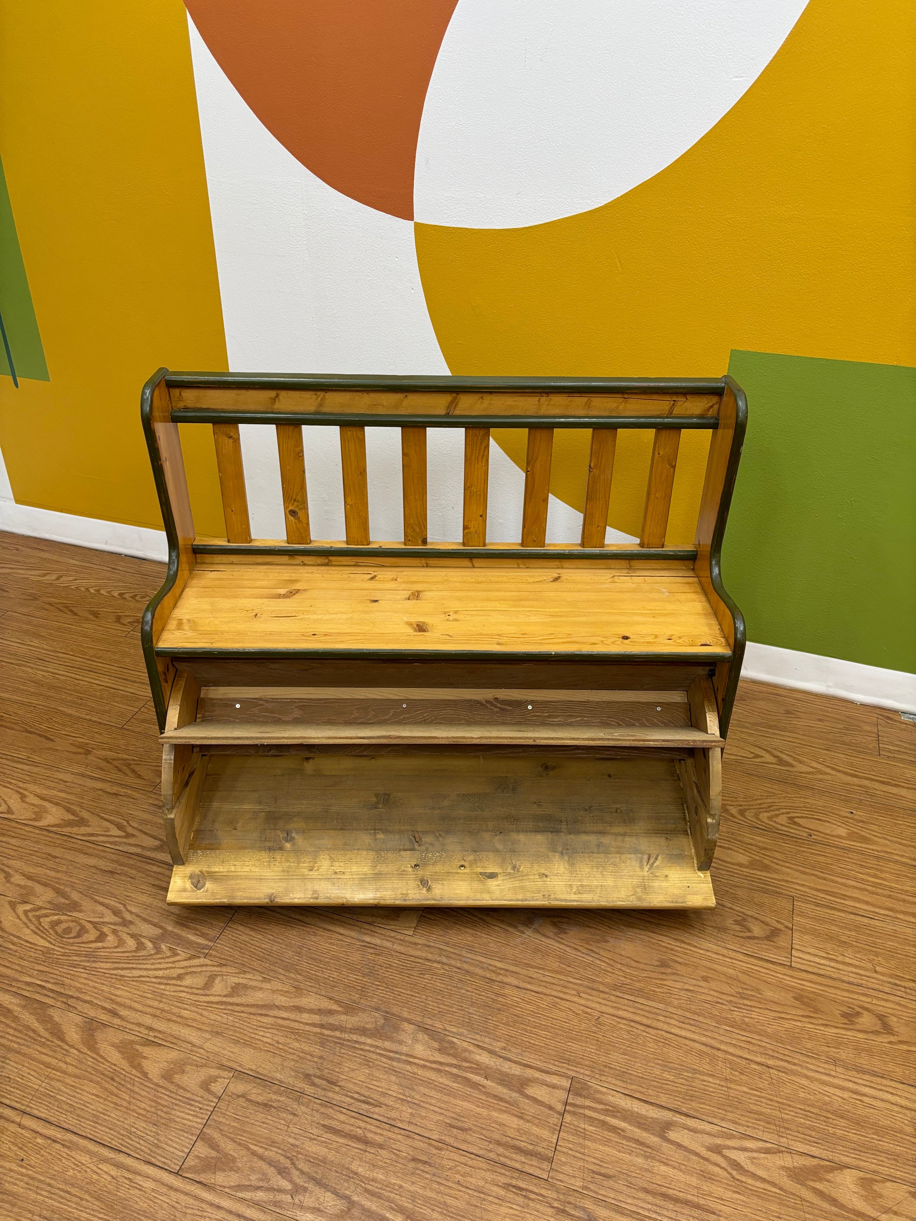 Wood Shoe Bench