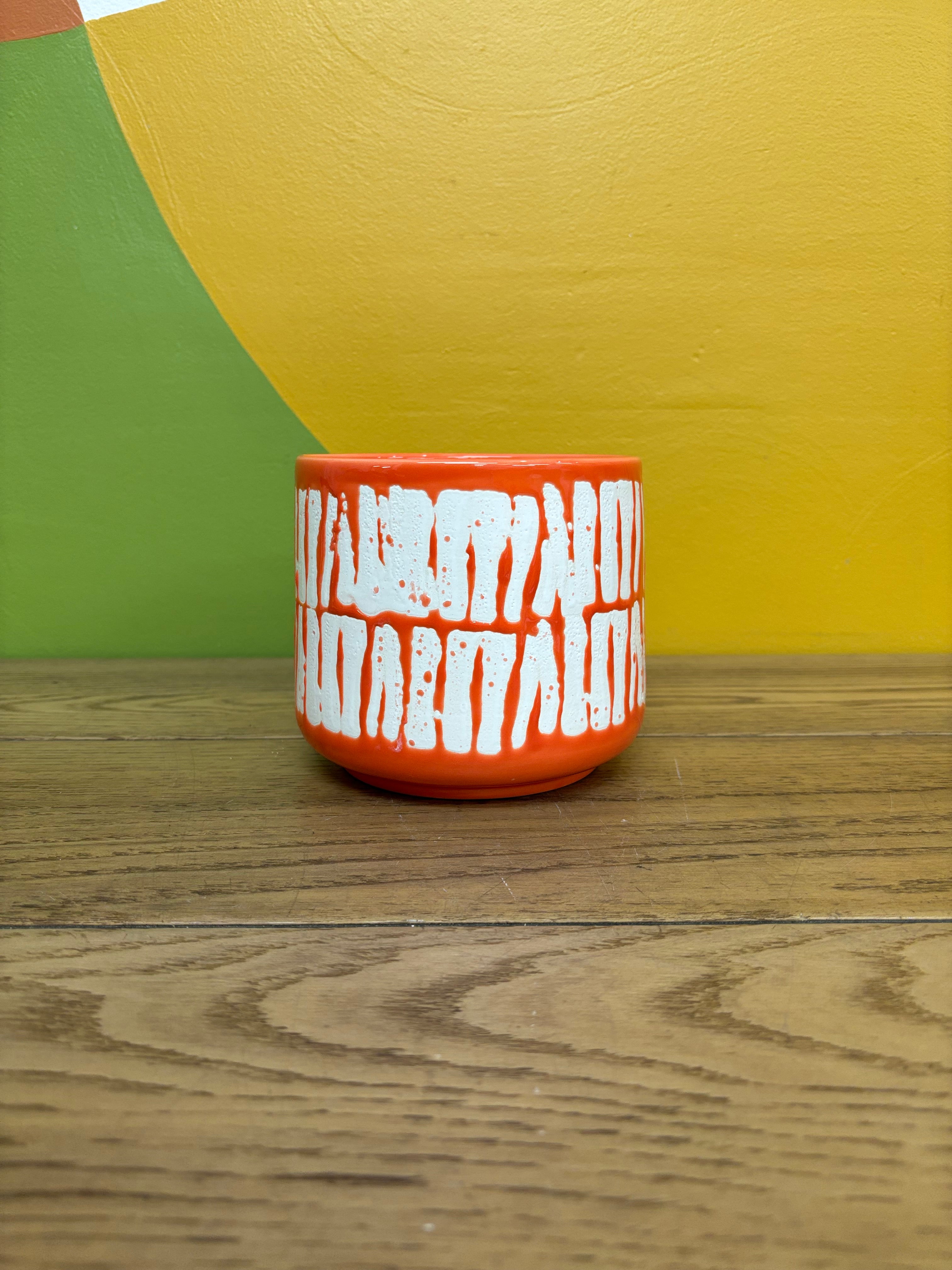 Small Orange Planter