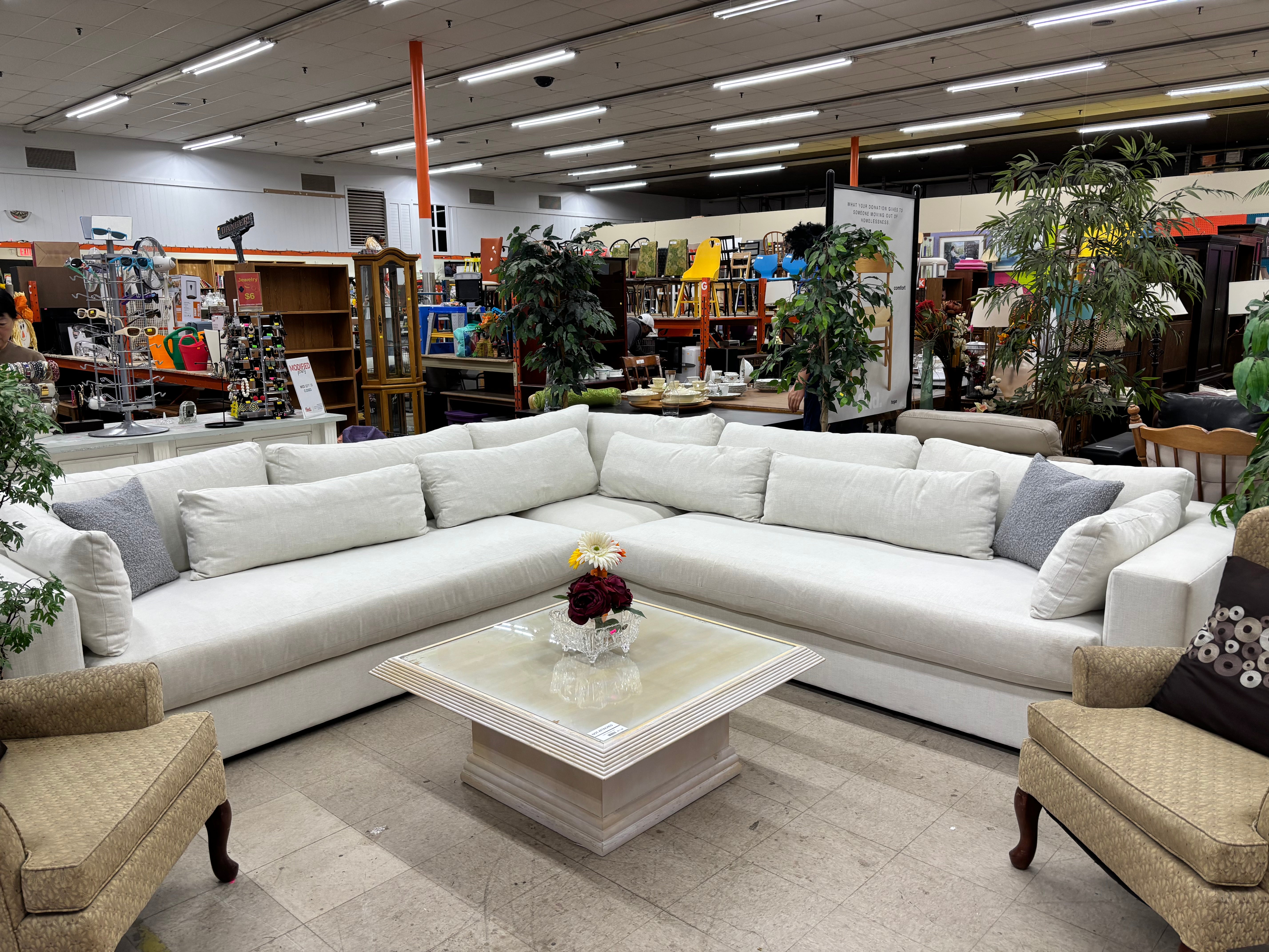 Large Taupe Sectional