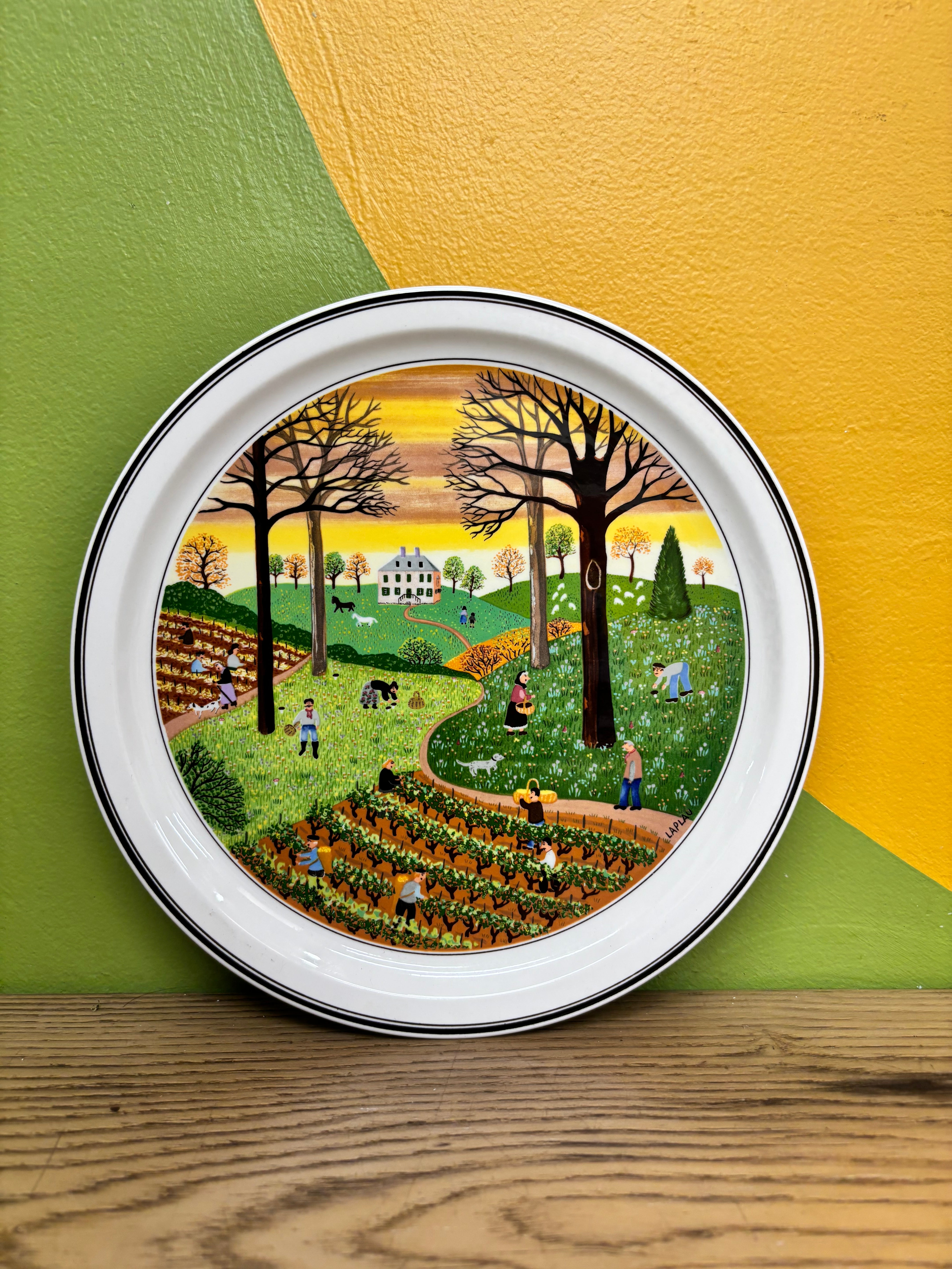 Villeroy & Boch "Design Naif - The Four Seasons" Collector Plates