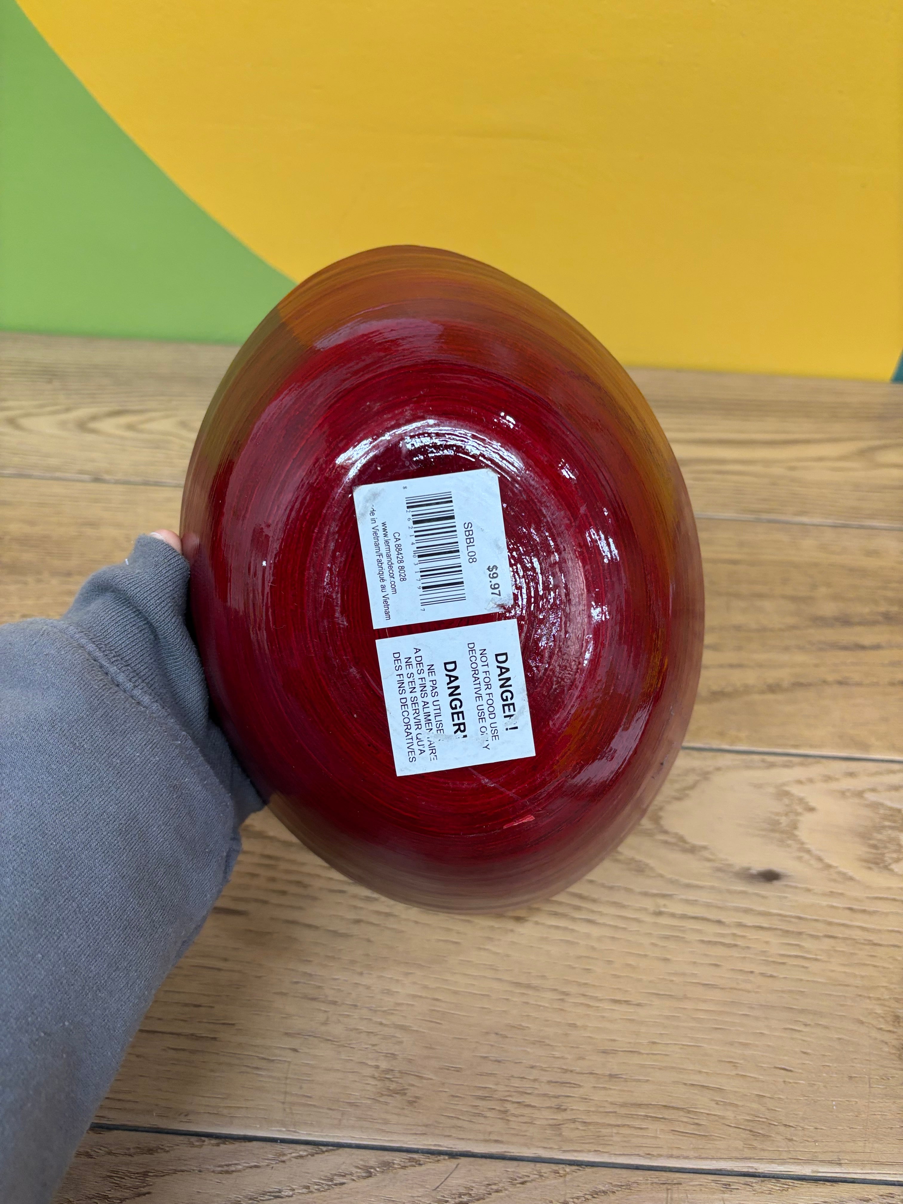 Red Trinket Bowl