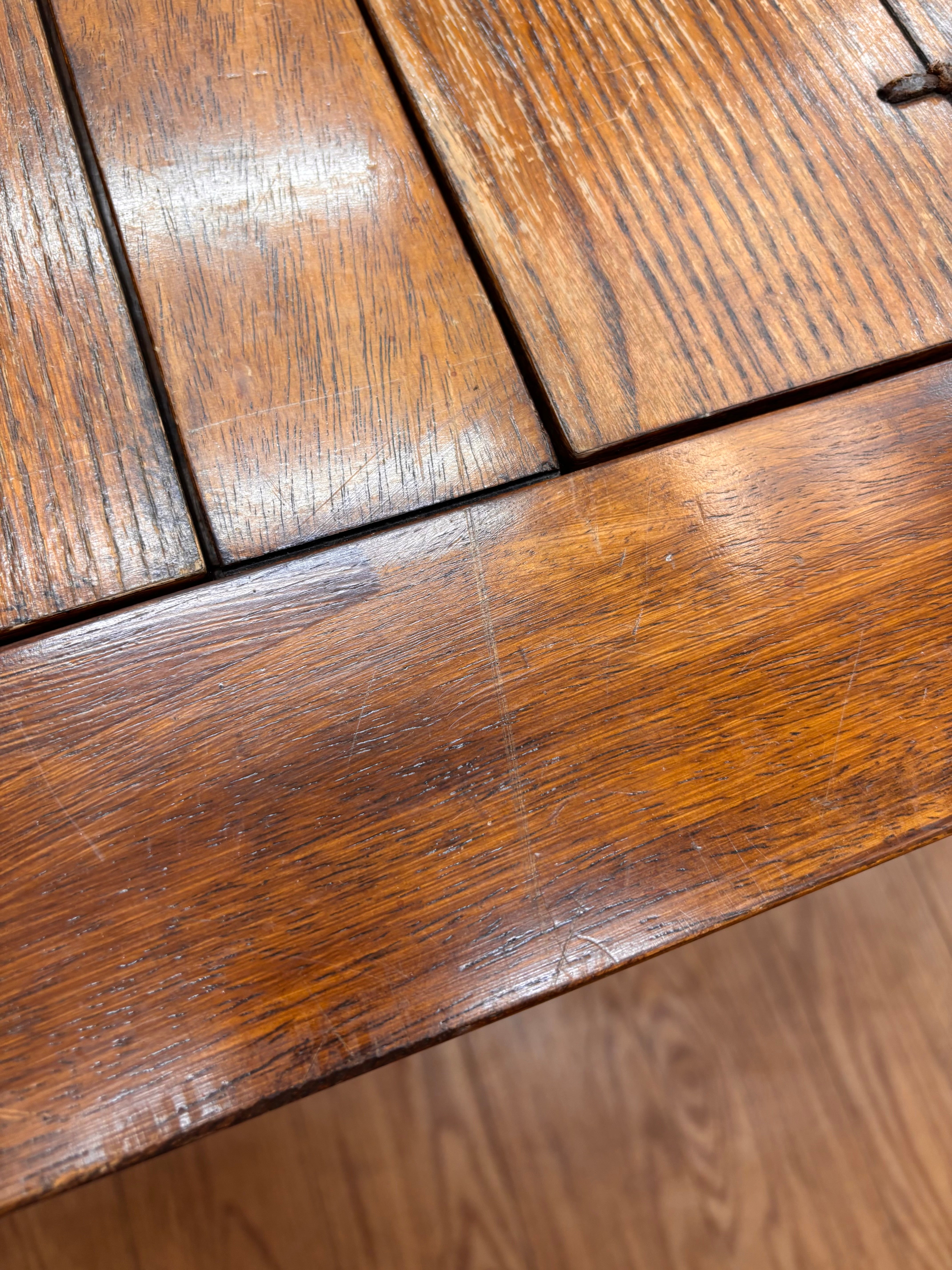 Wood Console Table with Storage
