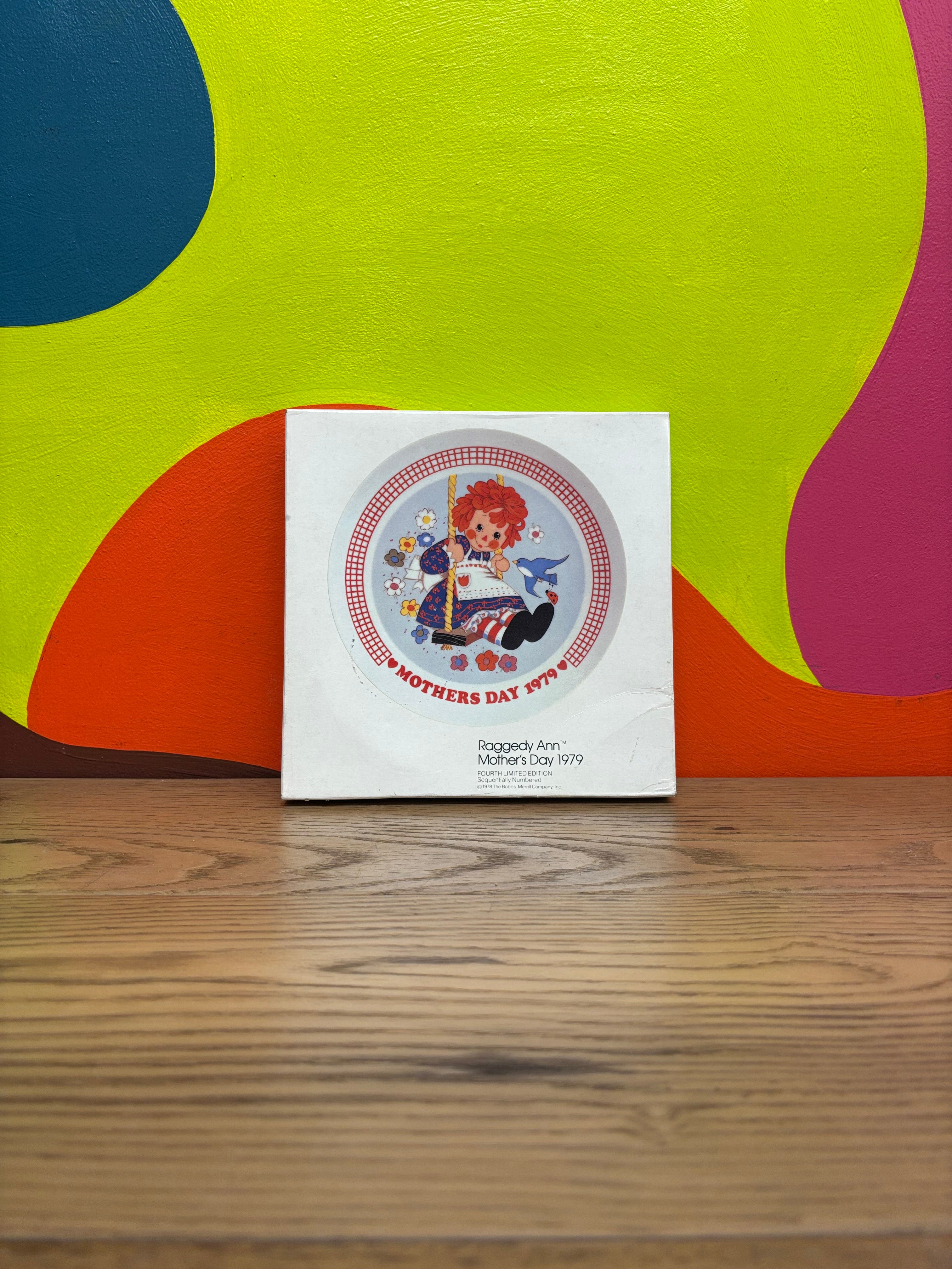 Raggedy Ann Mother's Day 1979 Plate