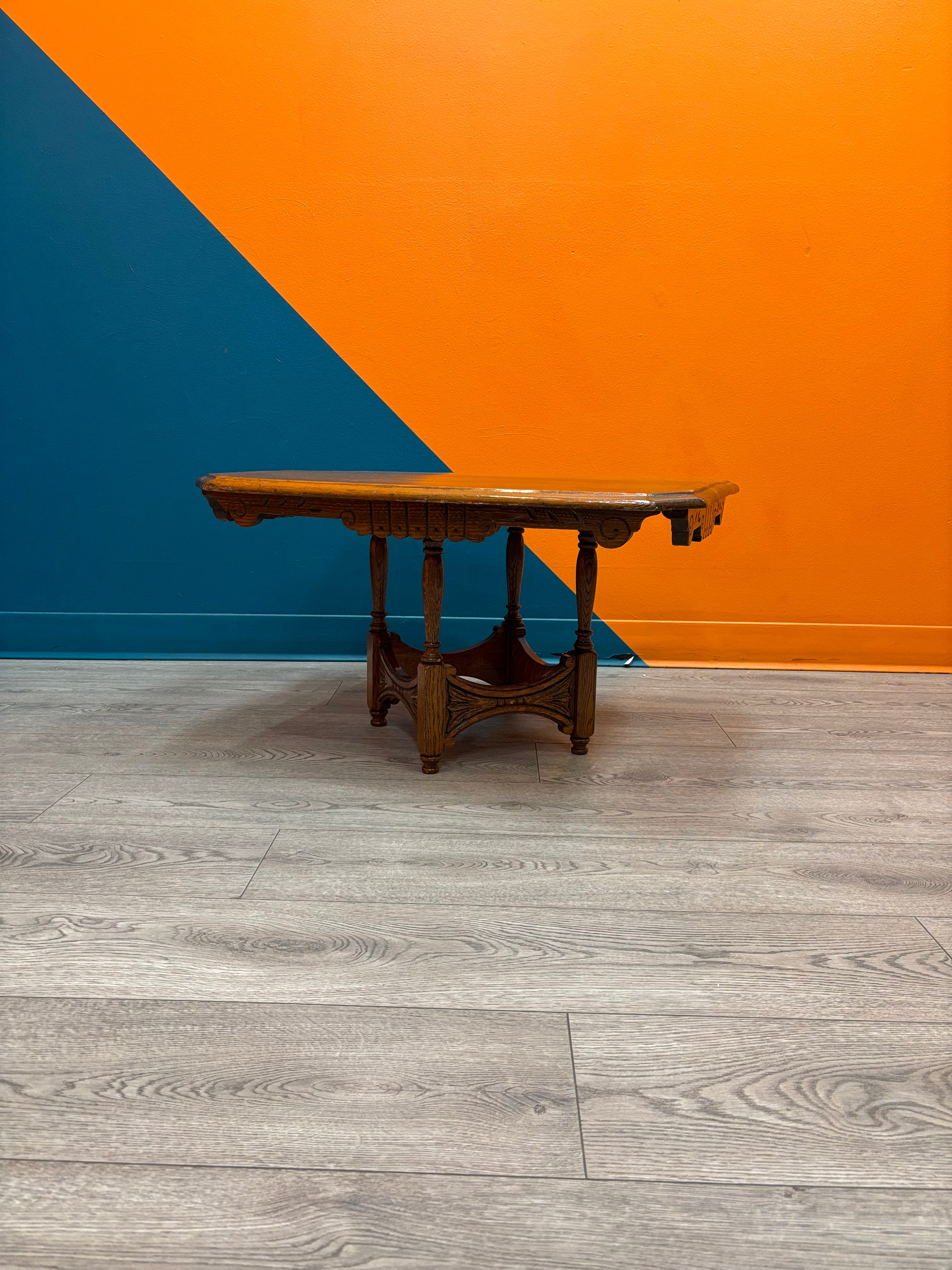 Wood Carved Table